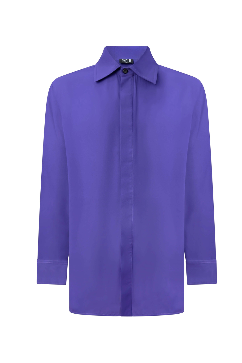 Camisa Regular Georgette Violeta