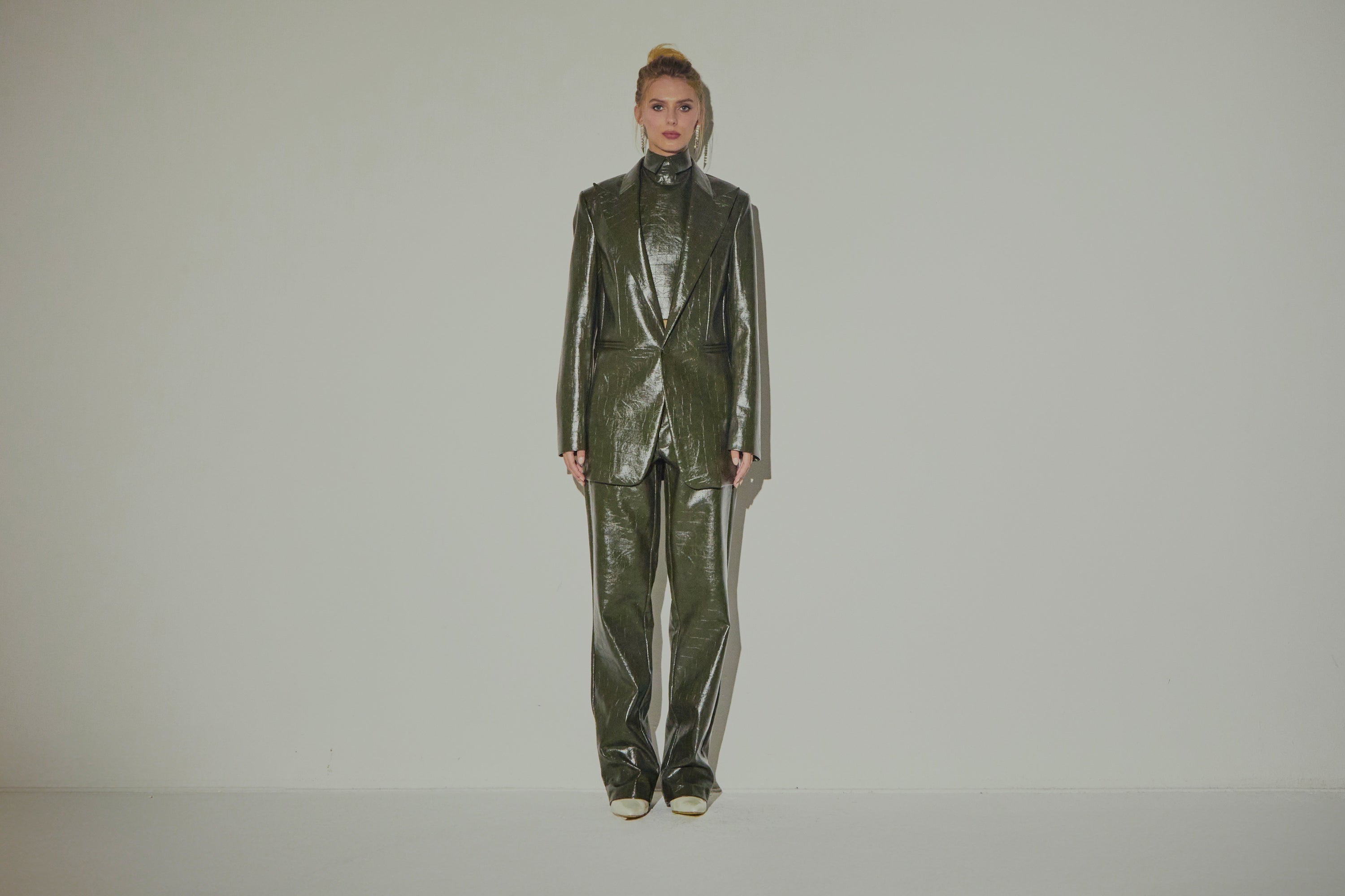 Pantalone Regolare Eco Coccodrillo Verde