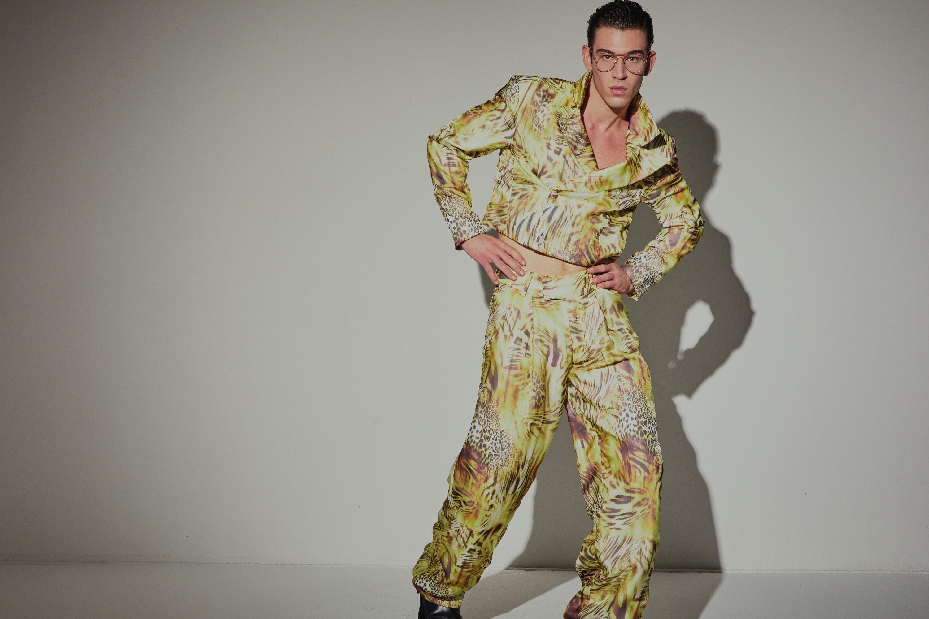 Bolero Animalier Verde Acido