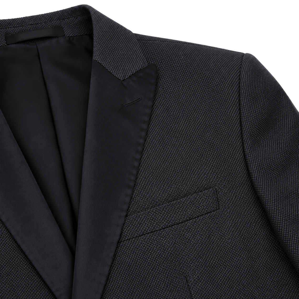 Giacca ELTON JOHN - Gray Honeycomb/Black Lapel