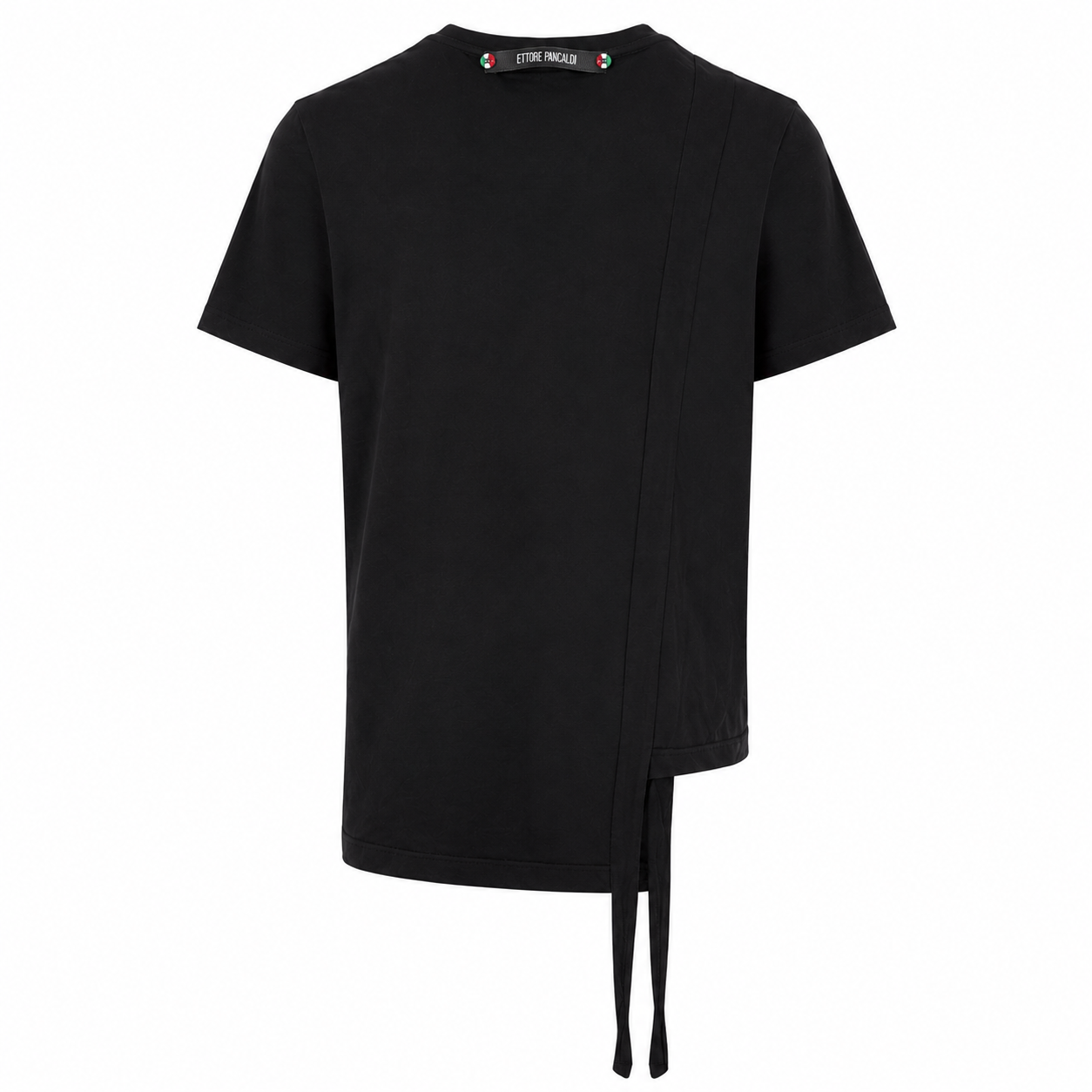 Shirt Nera con Laccio Heart