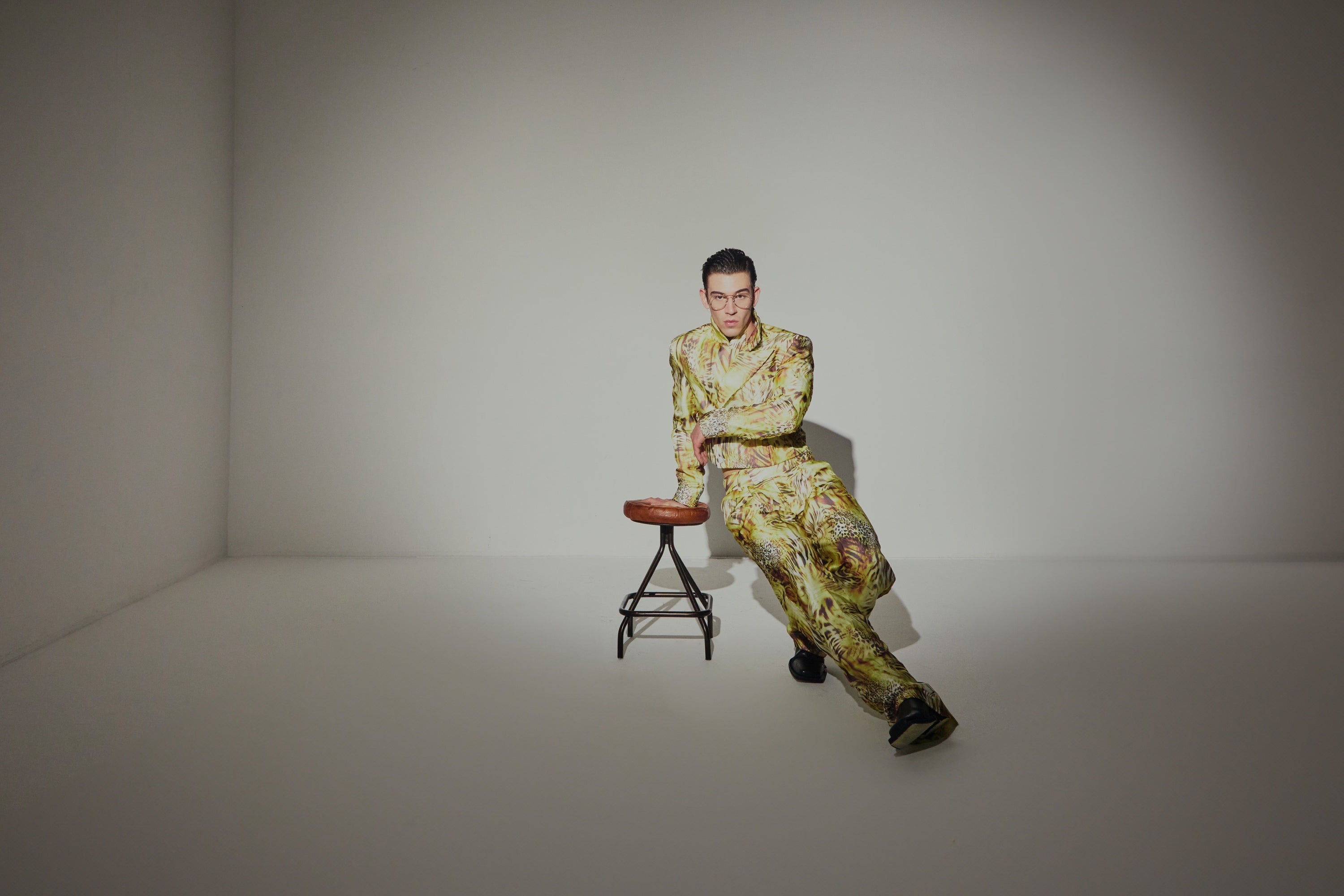 Bolero Animalier Verde Acido