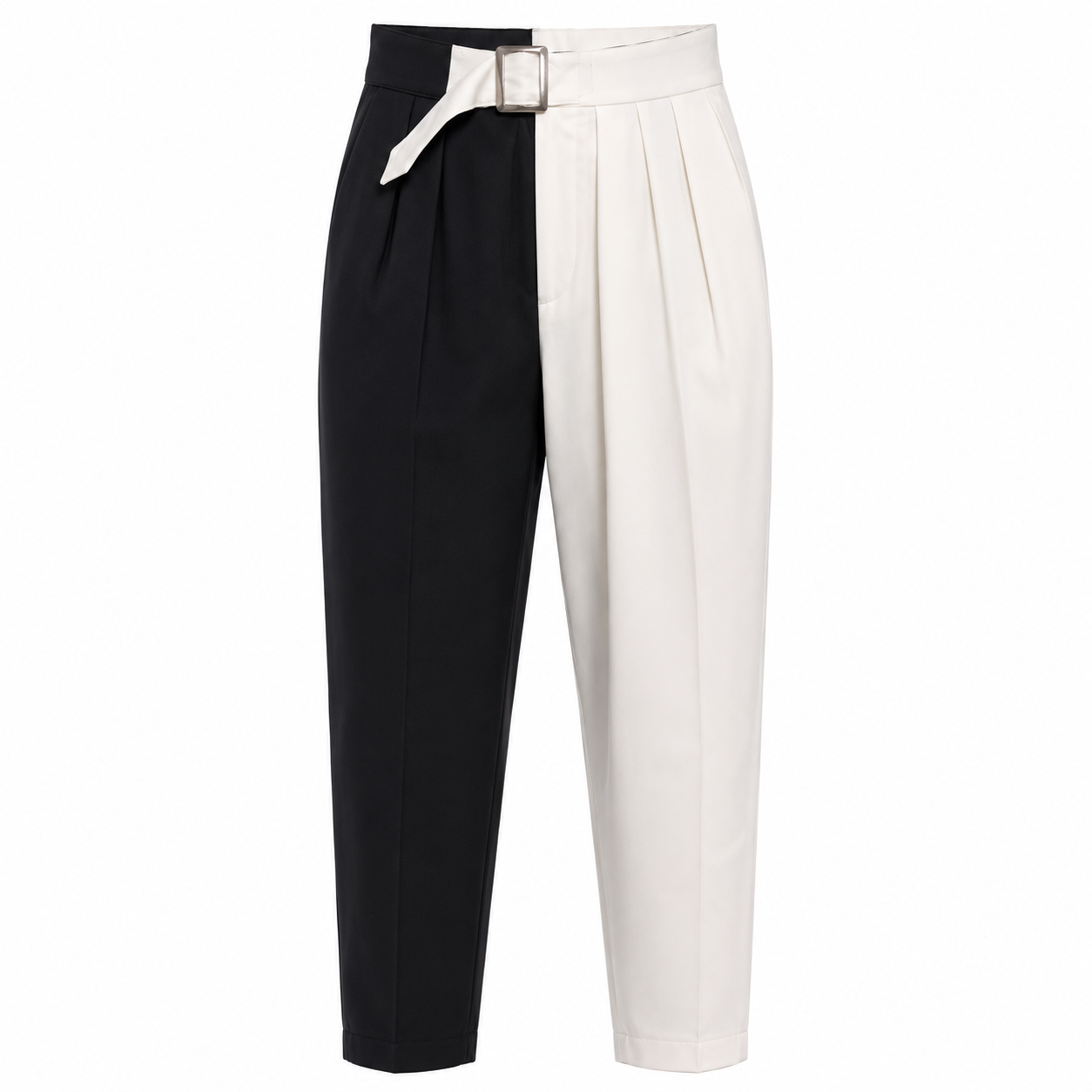 Pantalone SHAGGY -  Black/White