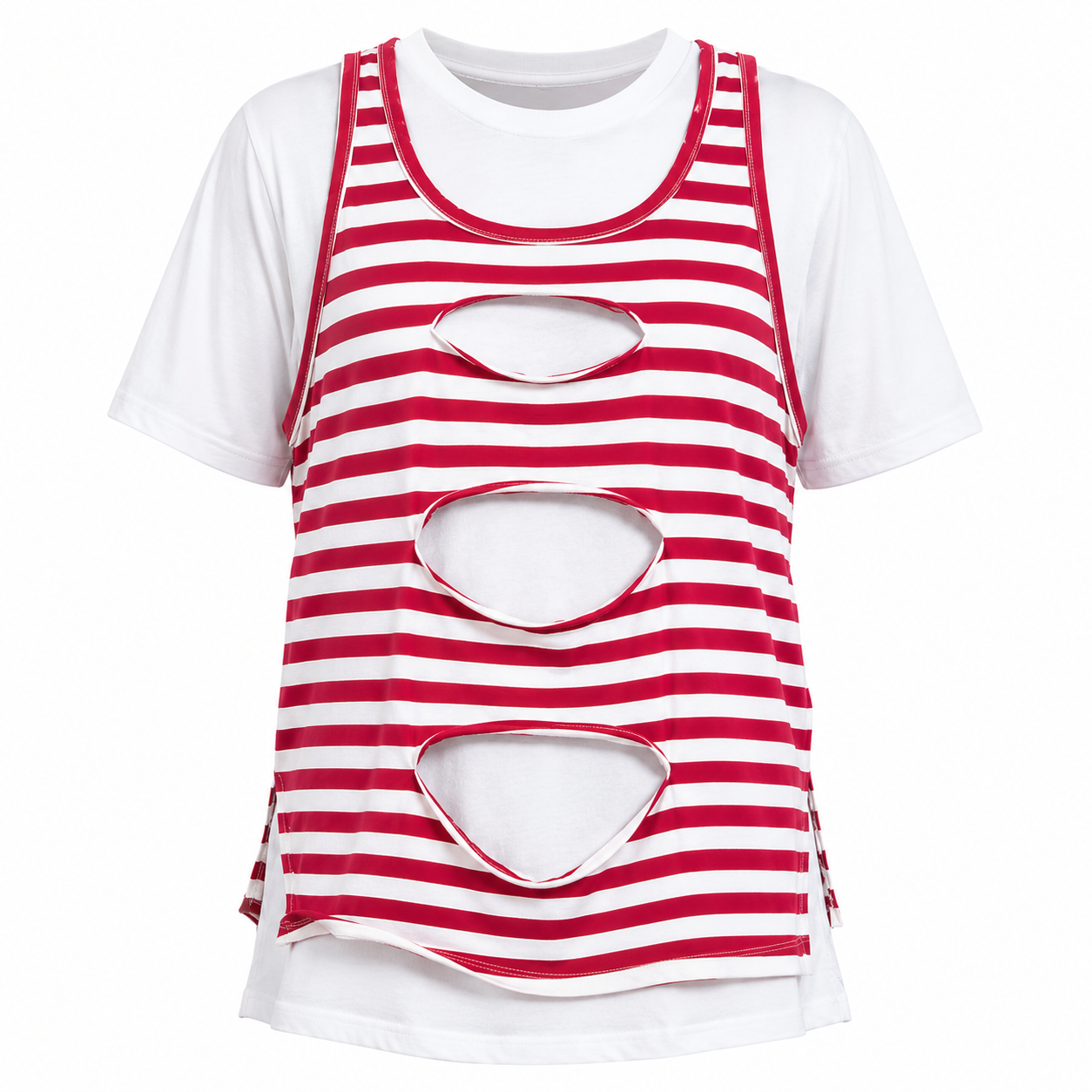 Camisa NIKY JAM - Línea roja con lágrima