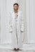 Cappotto Smanicato Lungo Bianco