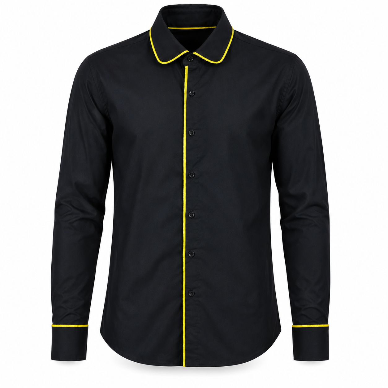 Camicia BEATLES - Schwarz/Gelb