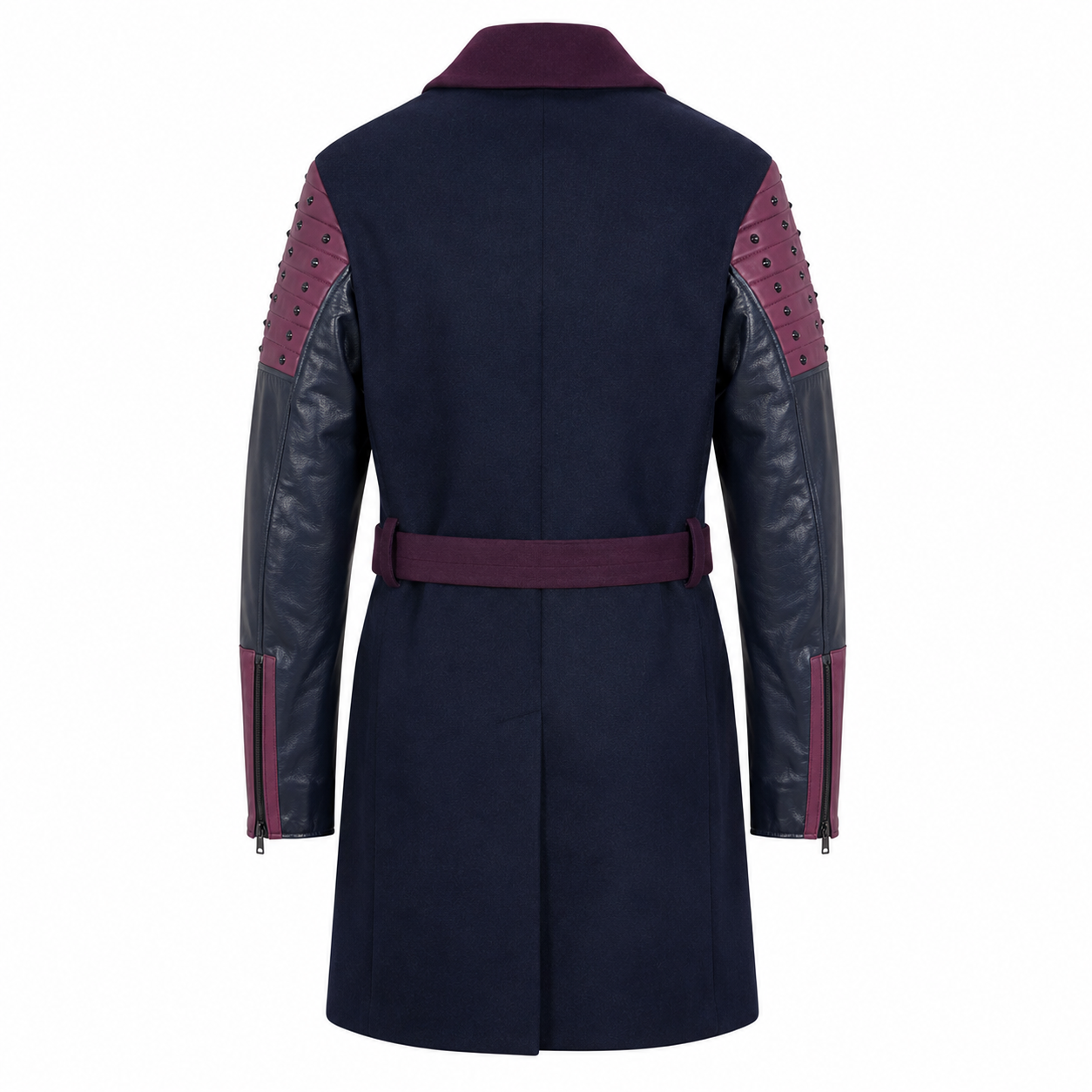 Cappotto Pitt Blu Grape Arm Leather