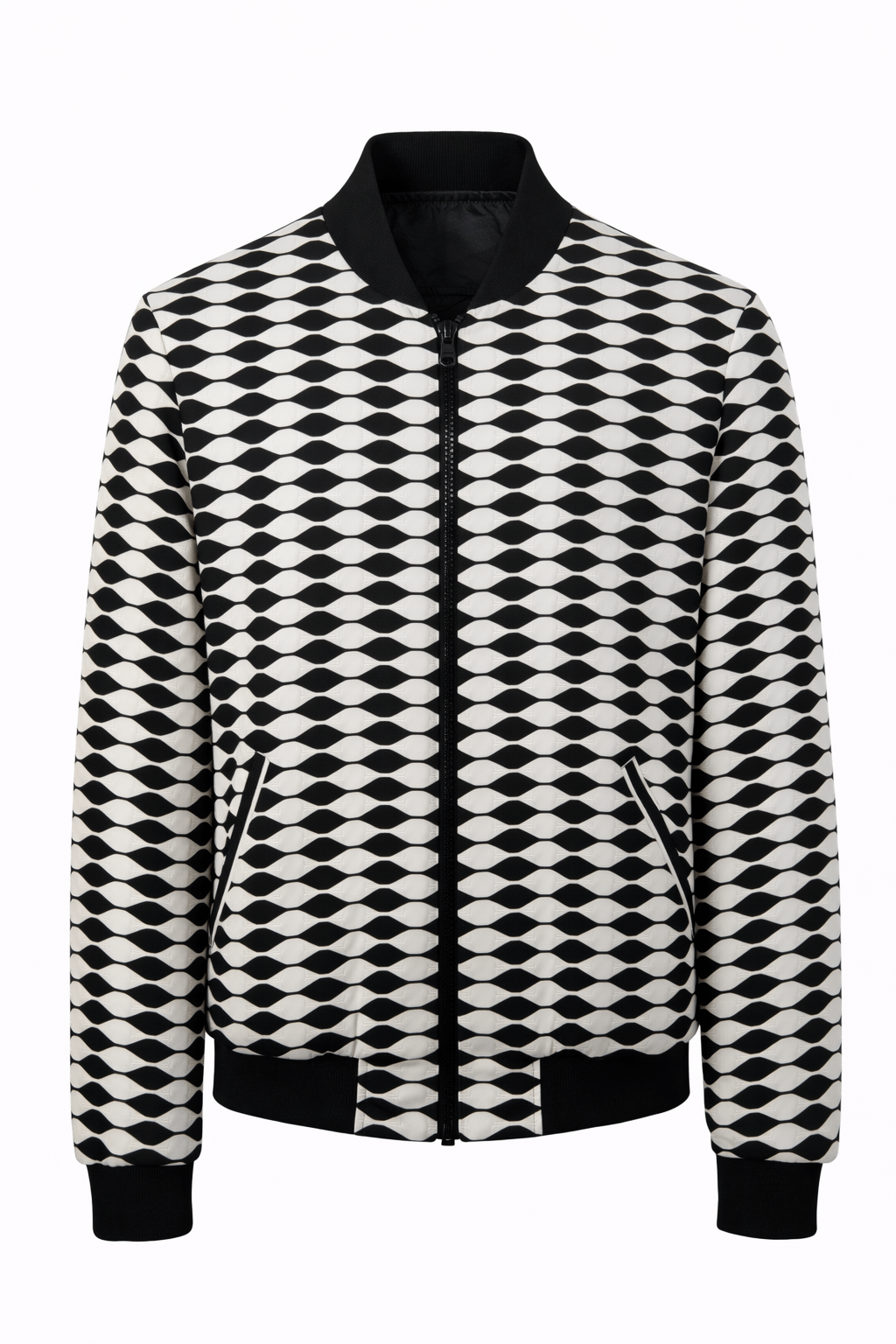 Bomber WHAM - Waves Black/White