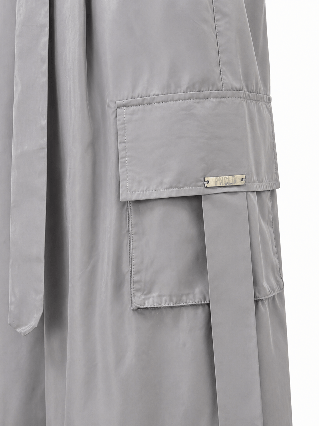 Pantalone Cargo in Nylon Grigio