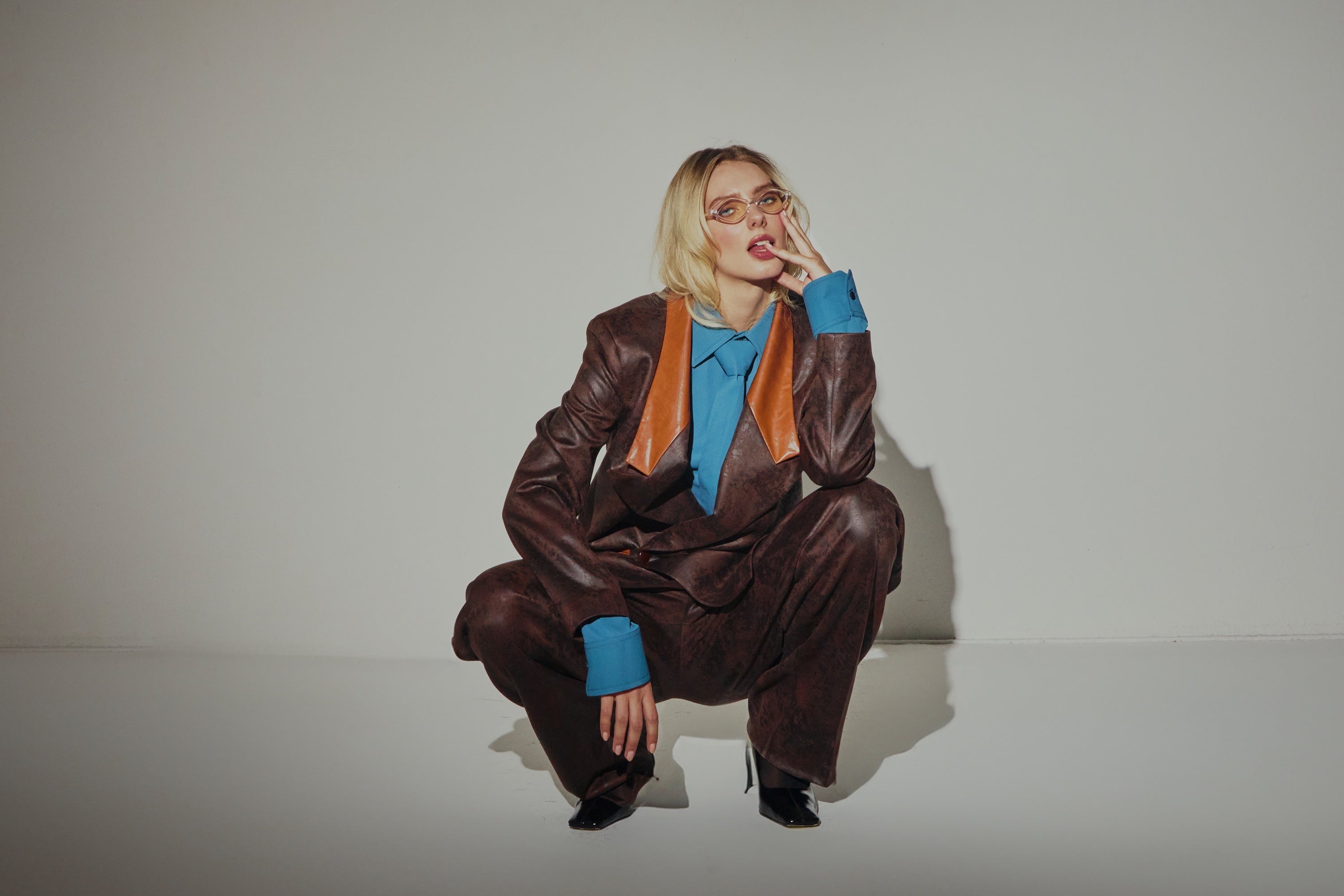 Giacca Rever Sceso Camoscio e Ecopelle