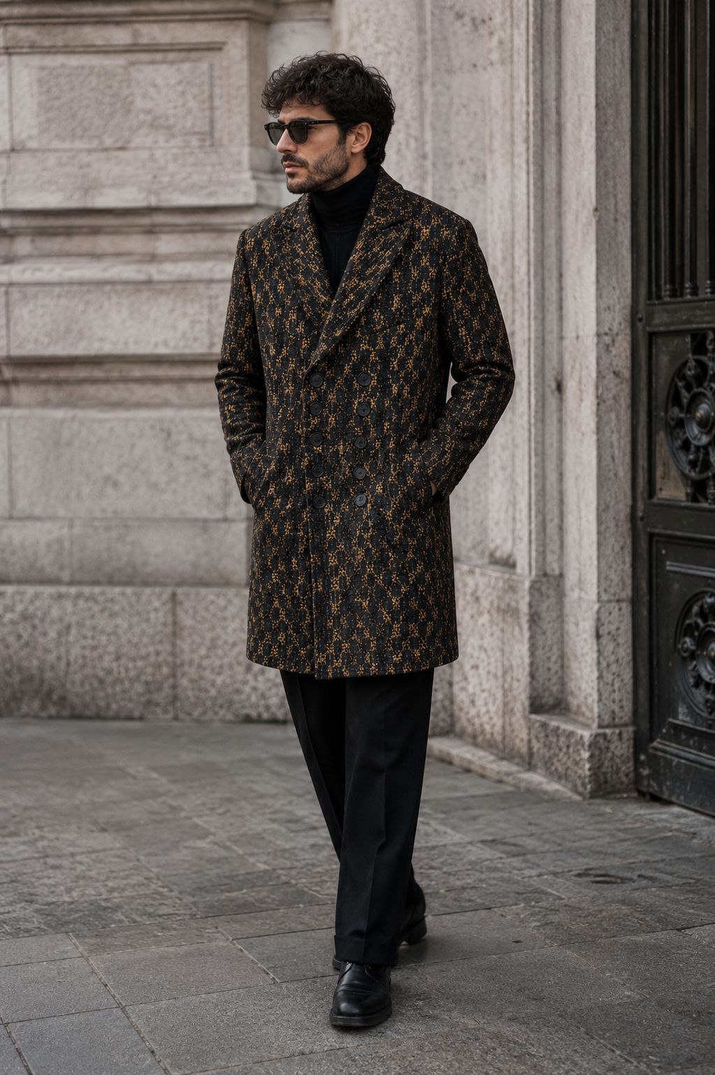 Cappotto Deep Gold Black Square