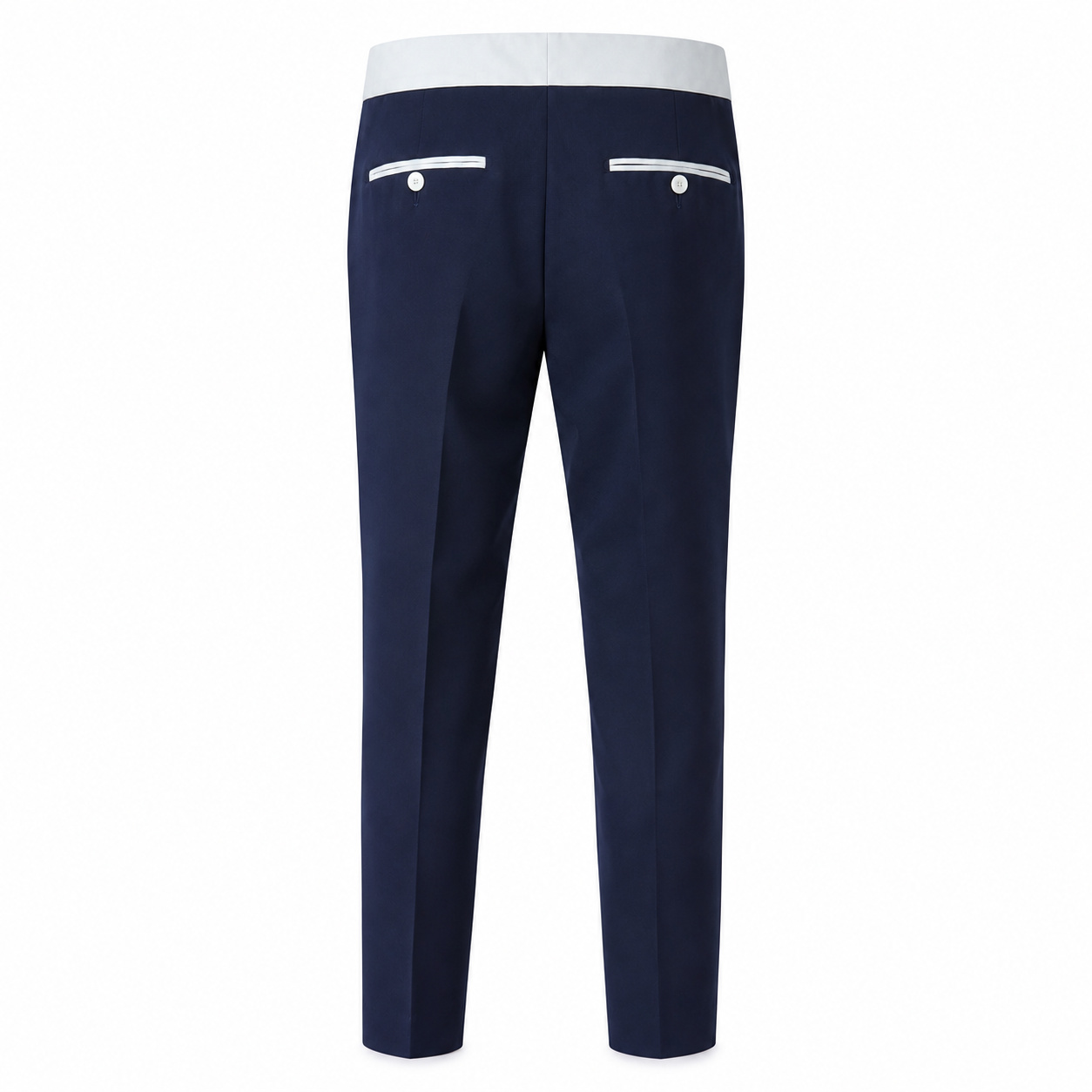 Pantalon PRINCE - Bleu/Blanc