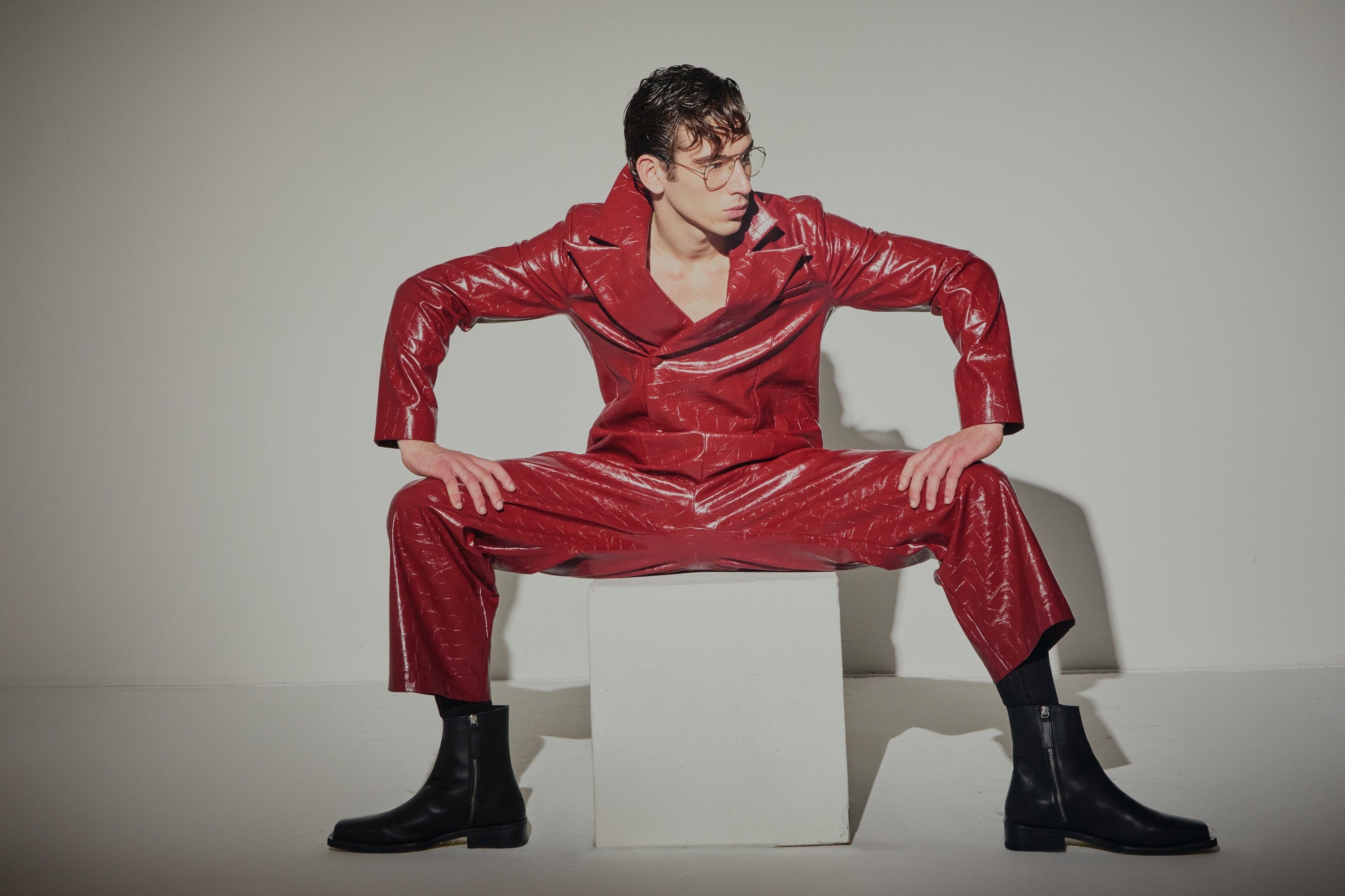 Tuta Blazer Eco Coccodrillo Bordeaux