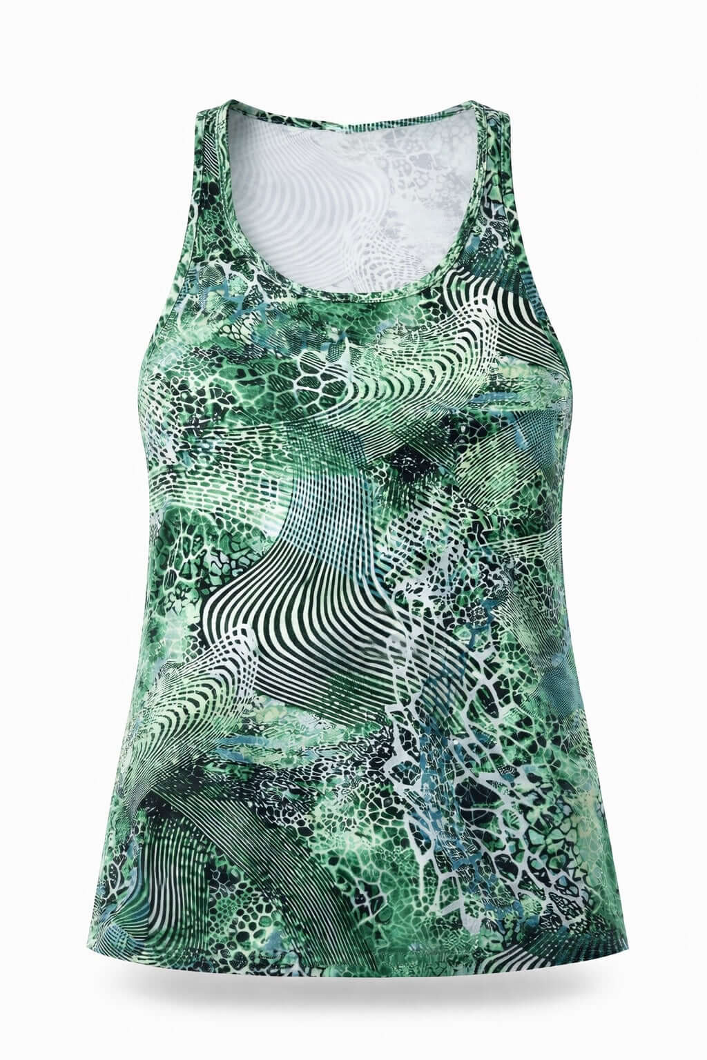 Canotta Animalier Verde