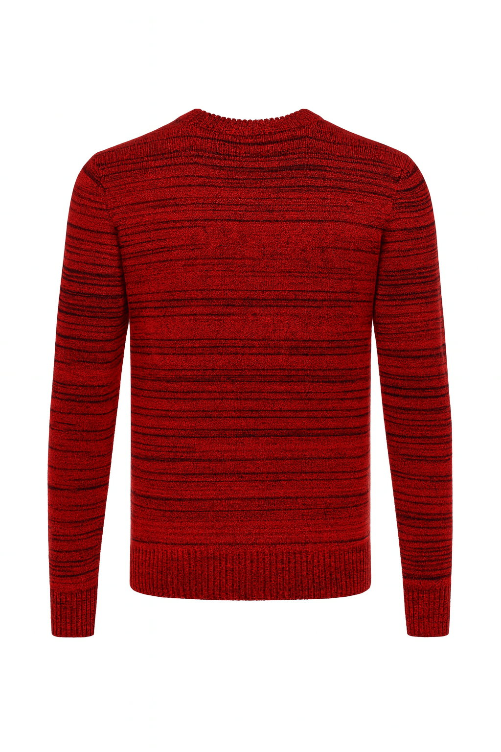 Maglione Girocollo Lennon Rosso Nero retro
