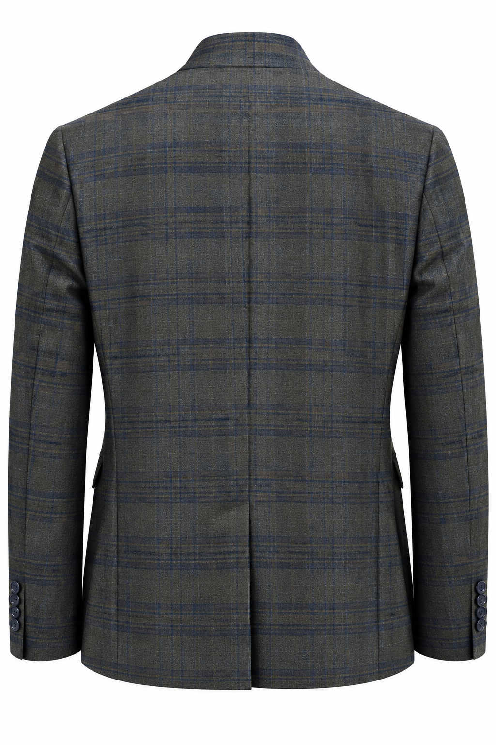 Jacke GENESIS - Anthrazit Quadrat Blaue Linie