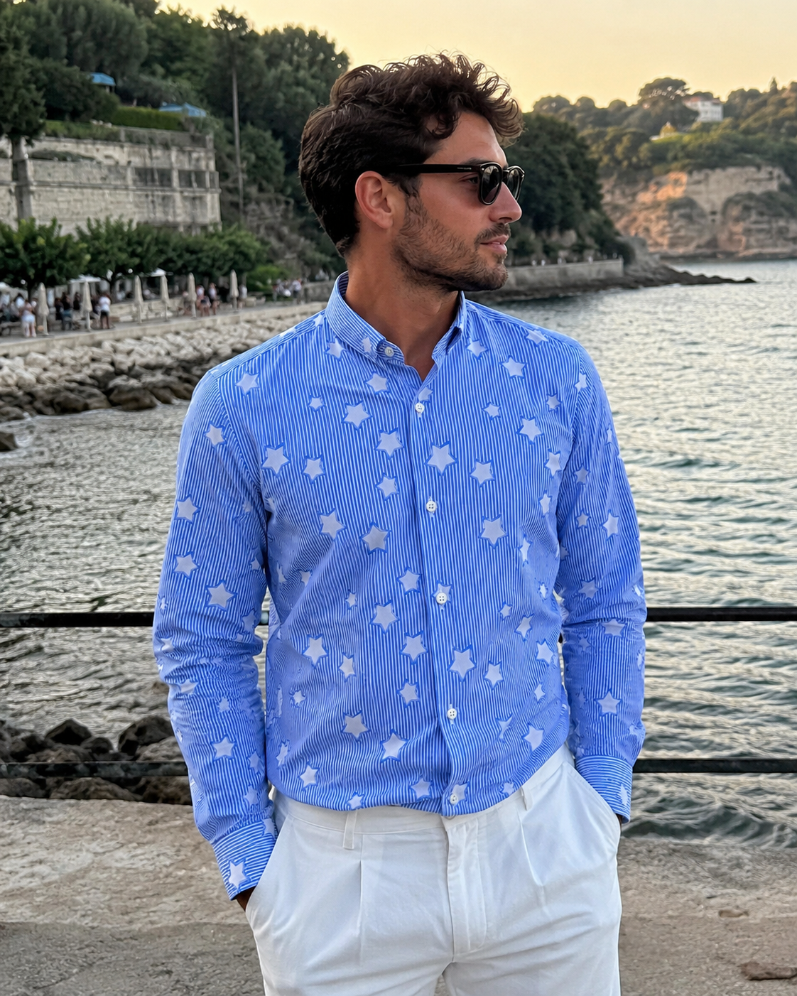 Chemise WHITESNAKE - Étoile Bleue CN