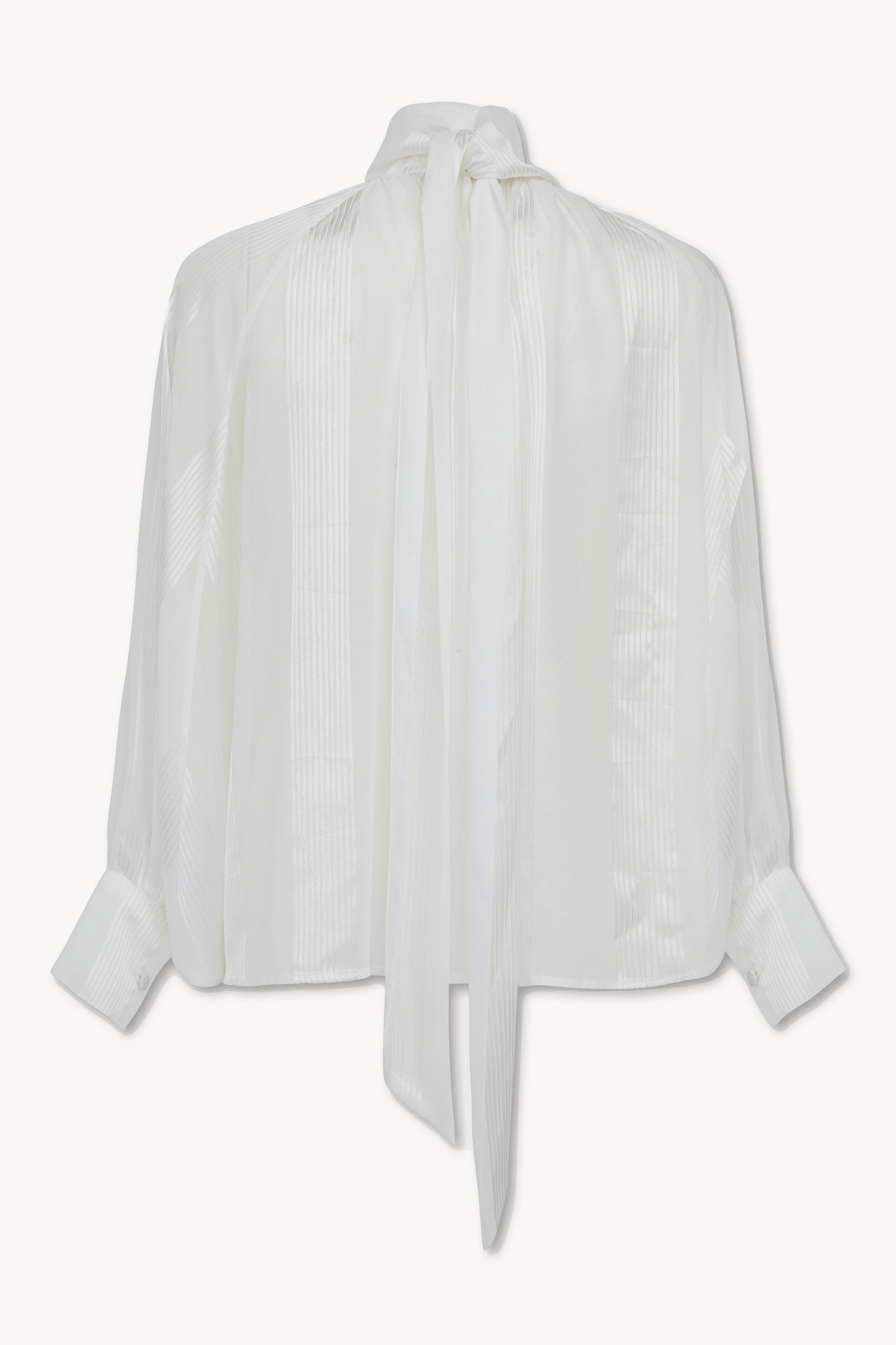 Camicia Chiffon Bianco Stampa