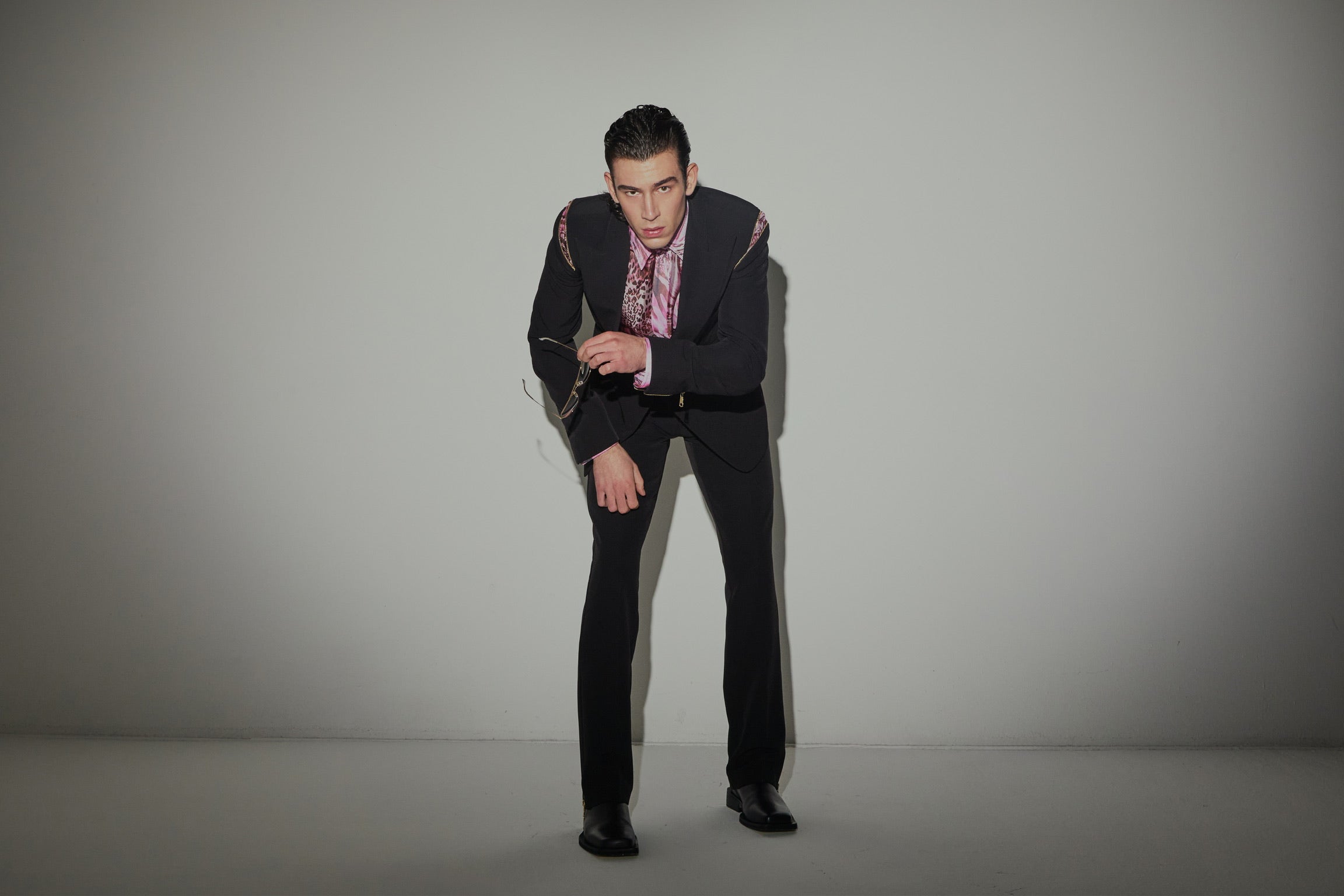 Giacca Lancia سوداء بسحاب