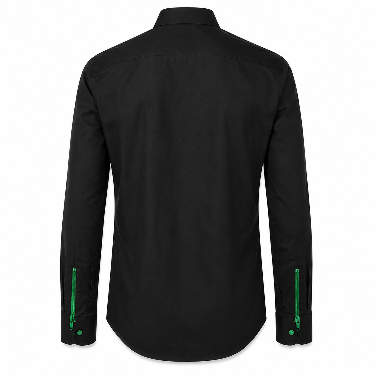 Camisa LENNOX - Botones Negro/Verde