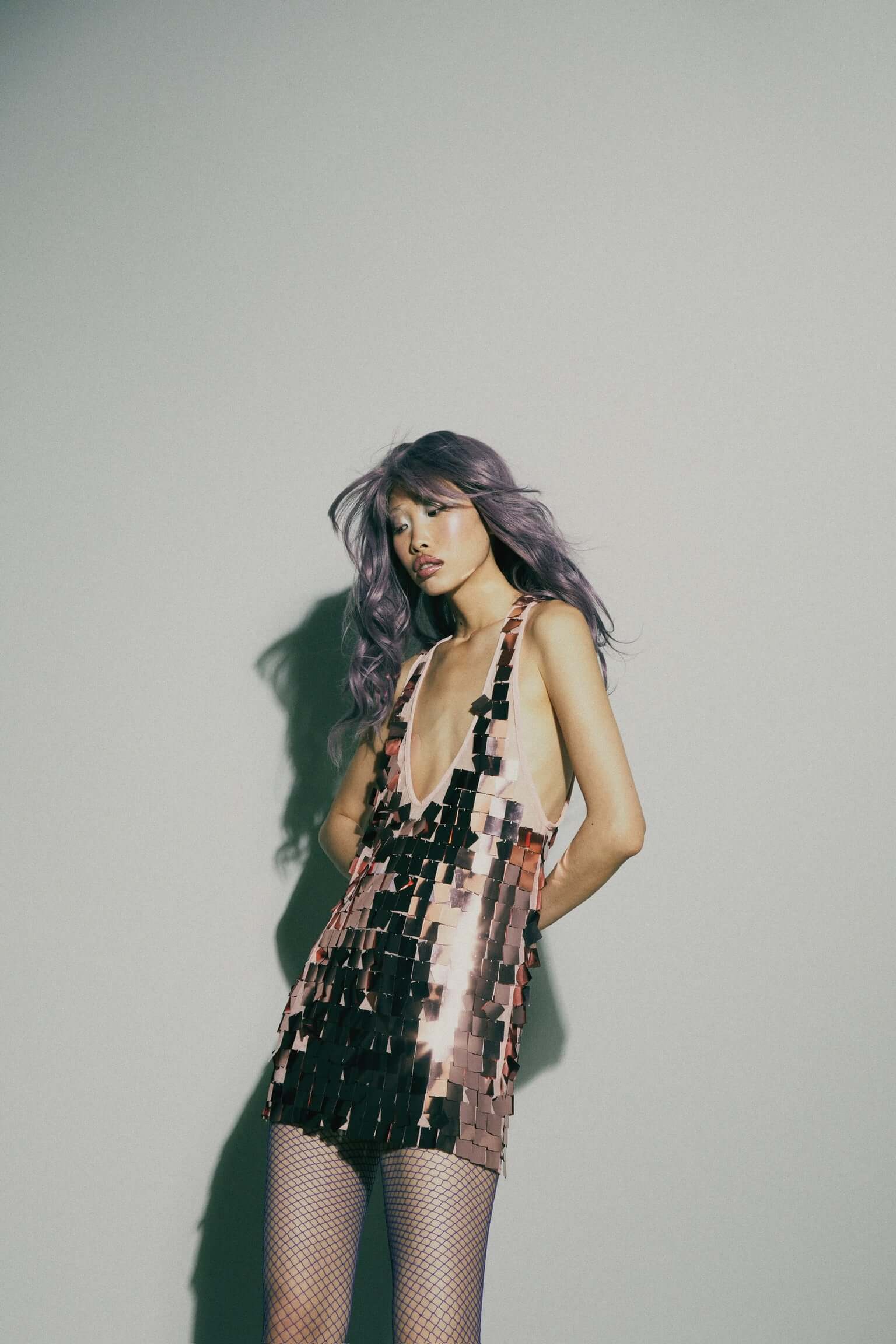 迷你亮片背心裙