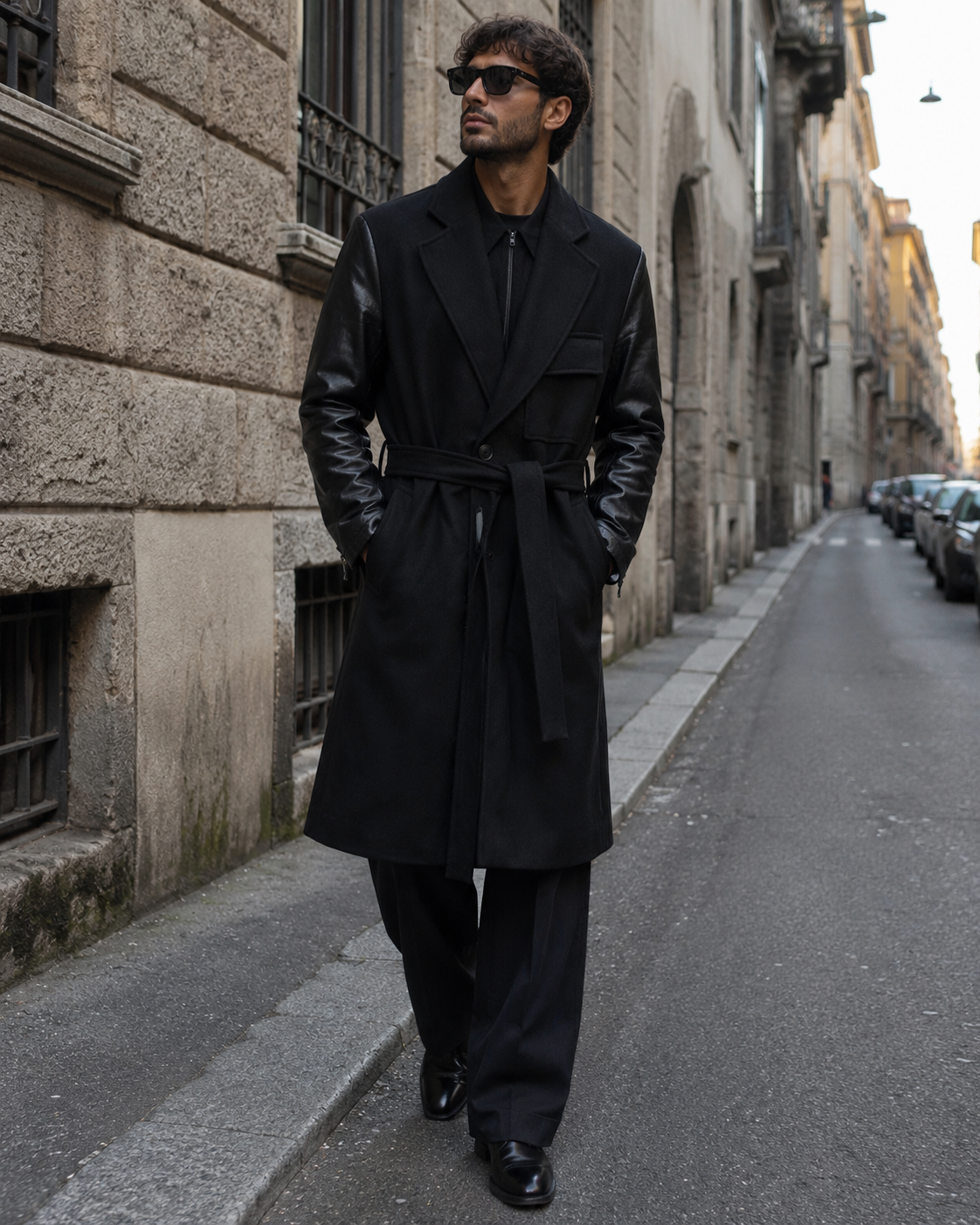 Cappotto Baker Black/Black Lather