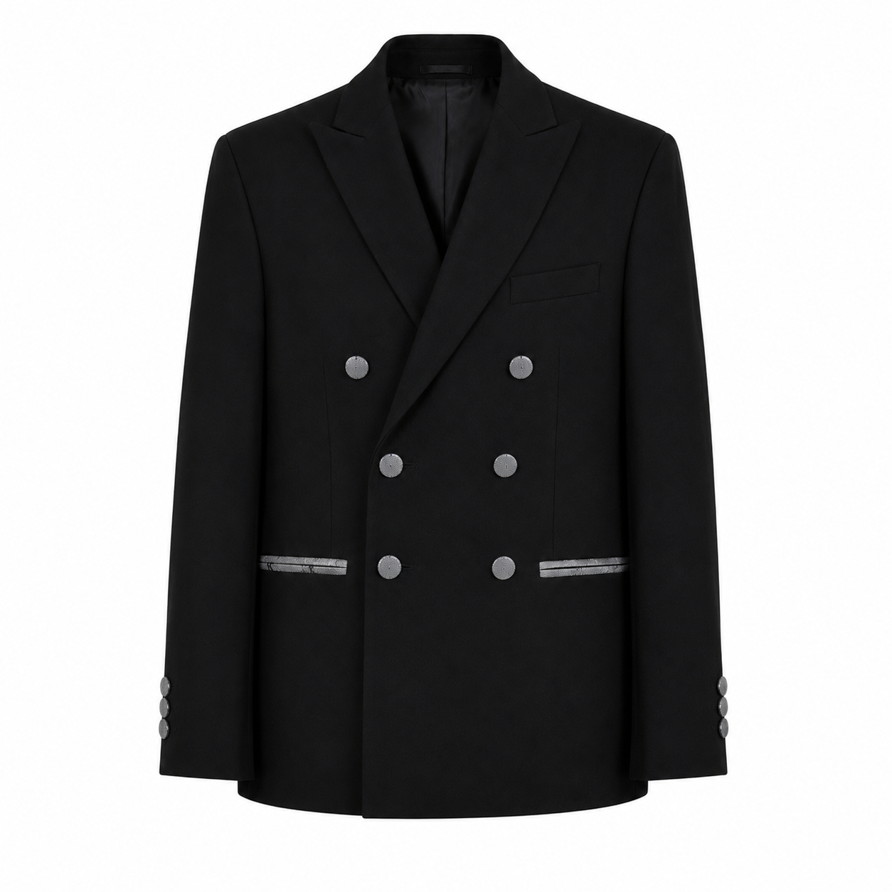 Chaqueta 4 BOWIE - Botones Negro/Gris