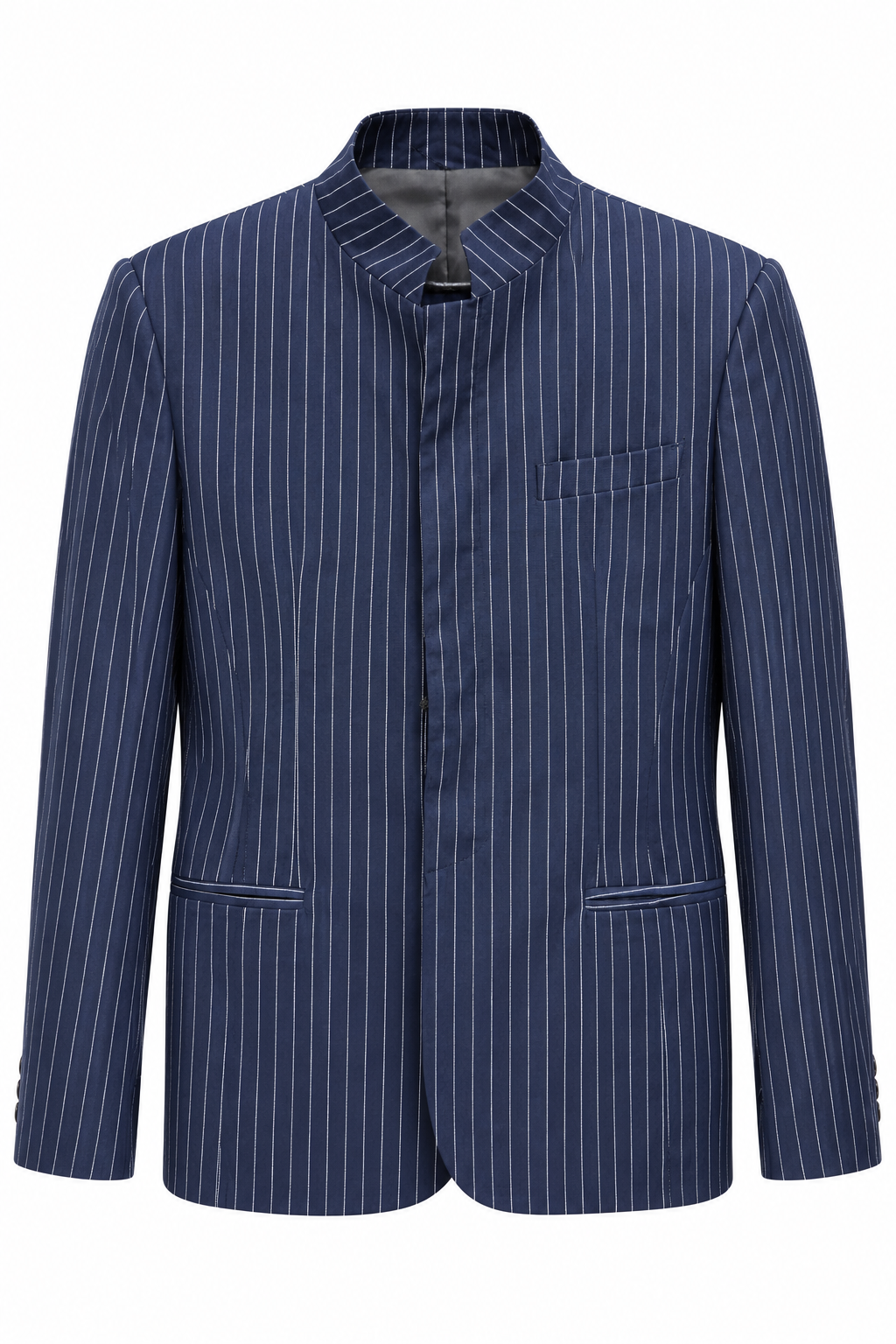 Jacke GENESIS - Blaue Nadelstreifen