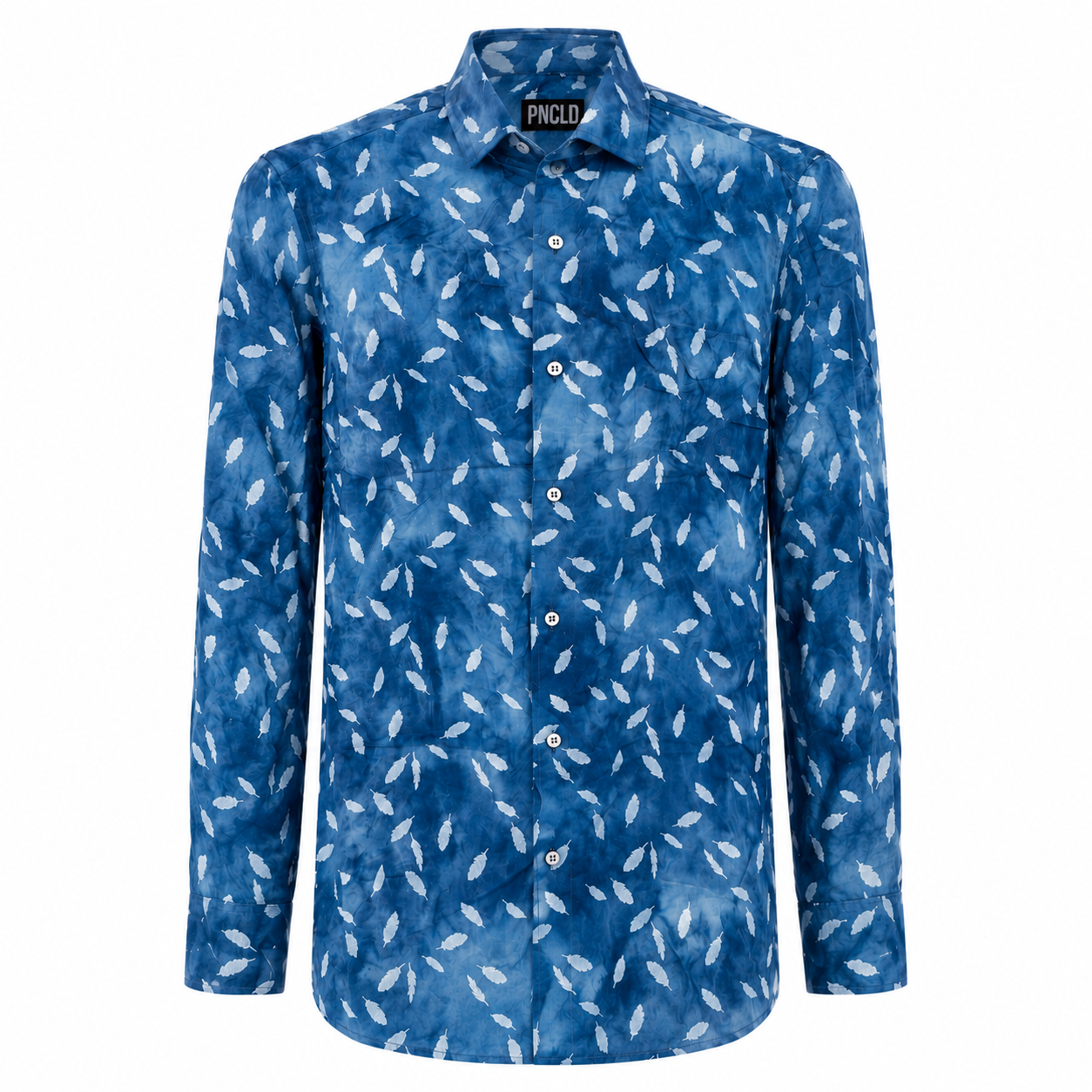 Chemise WHITESNAKE - Bleu Ciel/Pois Blanc