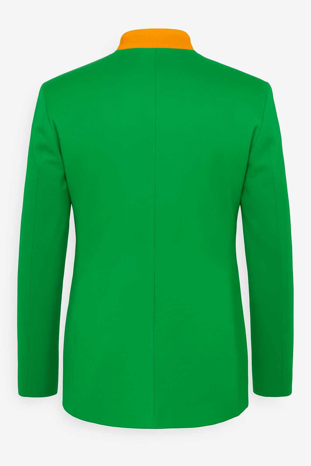 Giacca Coreana Verde Smeraldo Arancione Retro