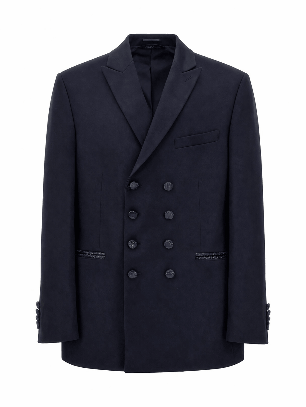 Jacket 8 BOWIE - Black/Black Damascade Buttons