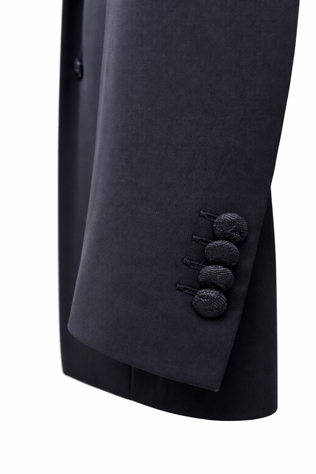 Jacket 8 BOWIE - Black/Black Damascade Buttons