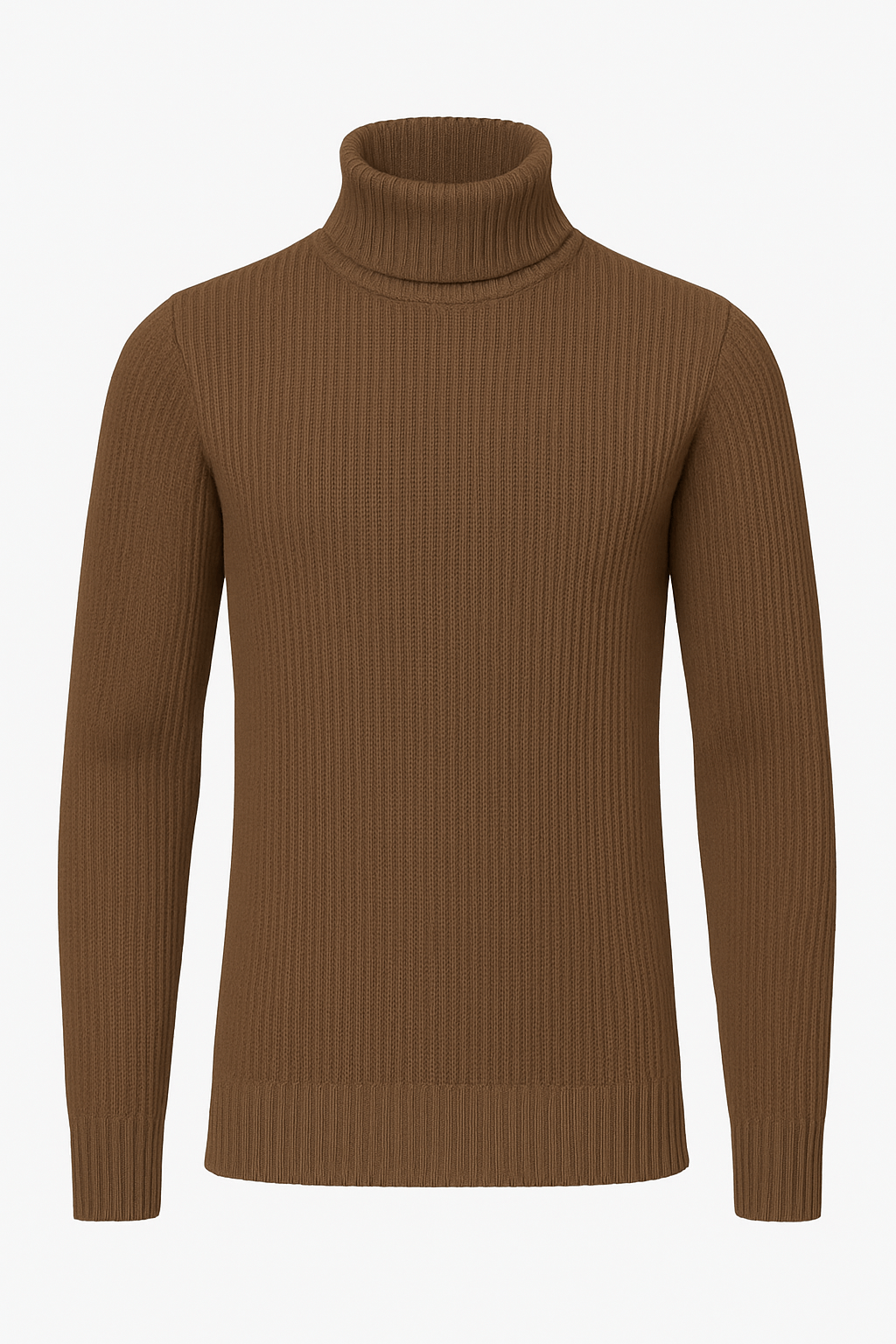 Maglione Collo Alto Streisad Fango Nero fronte