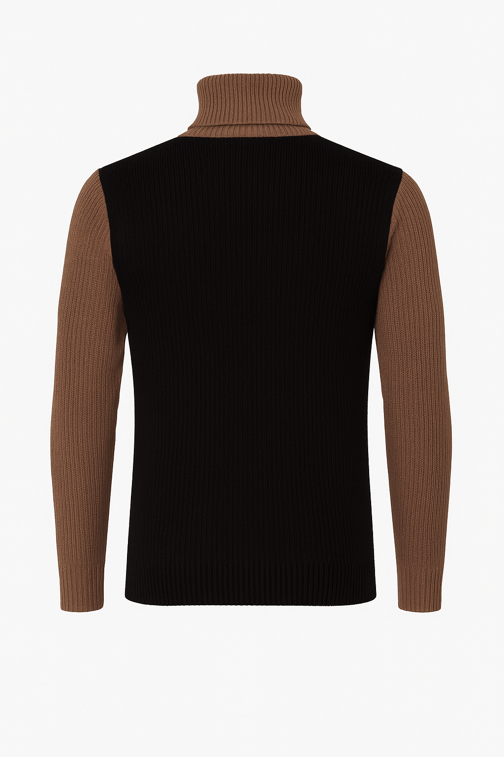 Maglione Collo Alto Streisad Fango Nero retro