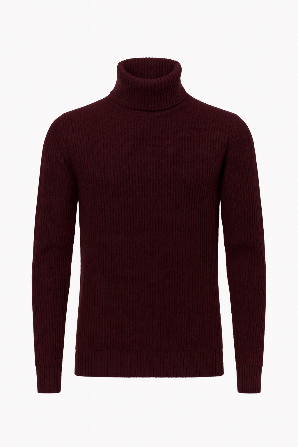 Maglione Collo Alto Streisad - Bordeaux/Black fronte