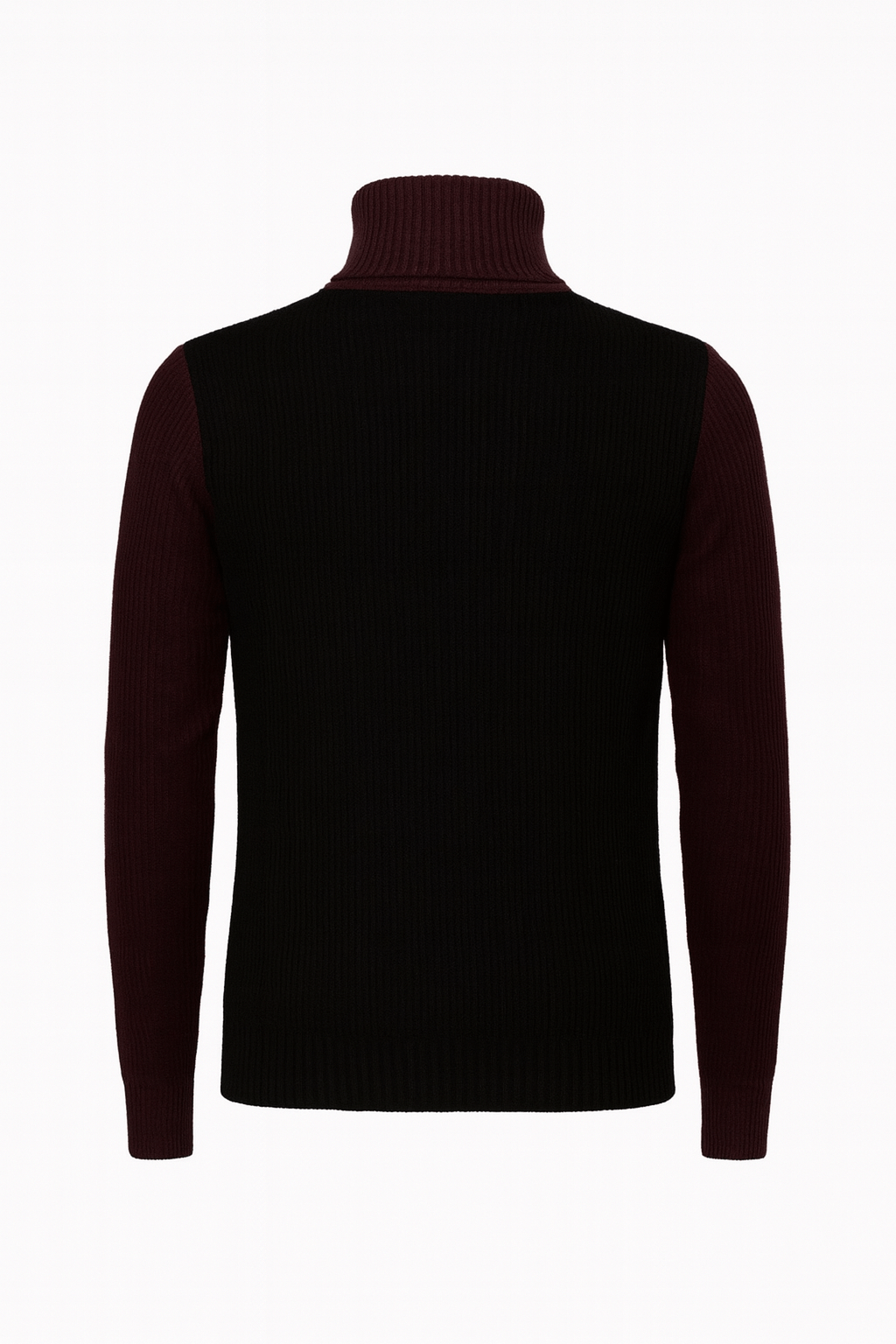 Maglione Collo Alto Streisad - Bordeaux/Black retro