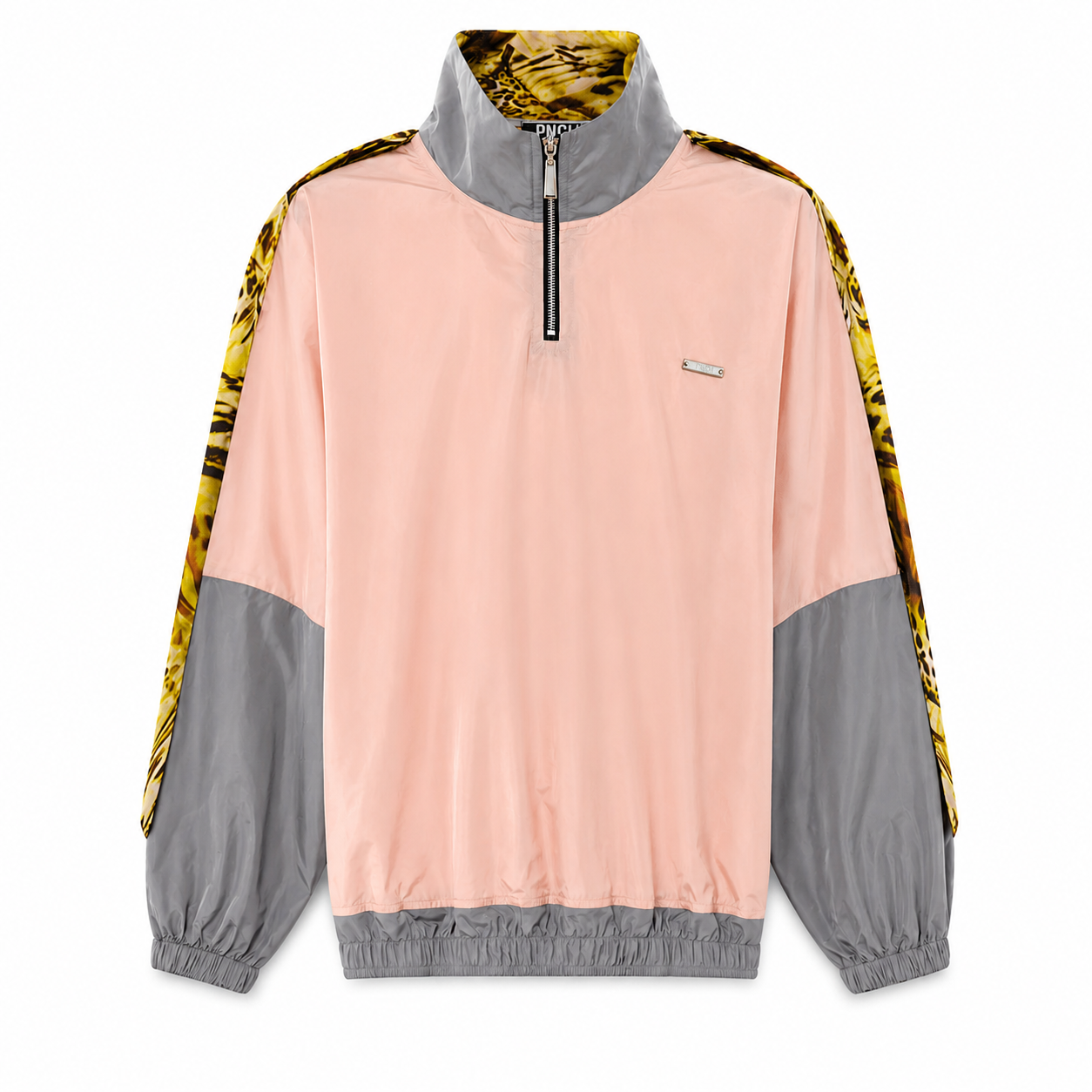 Felpa Nylon Animalier con Zip