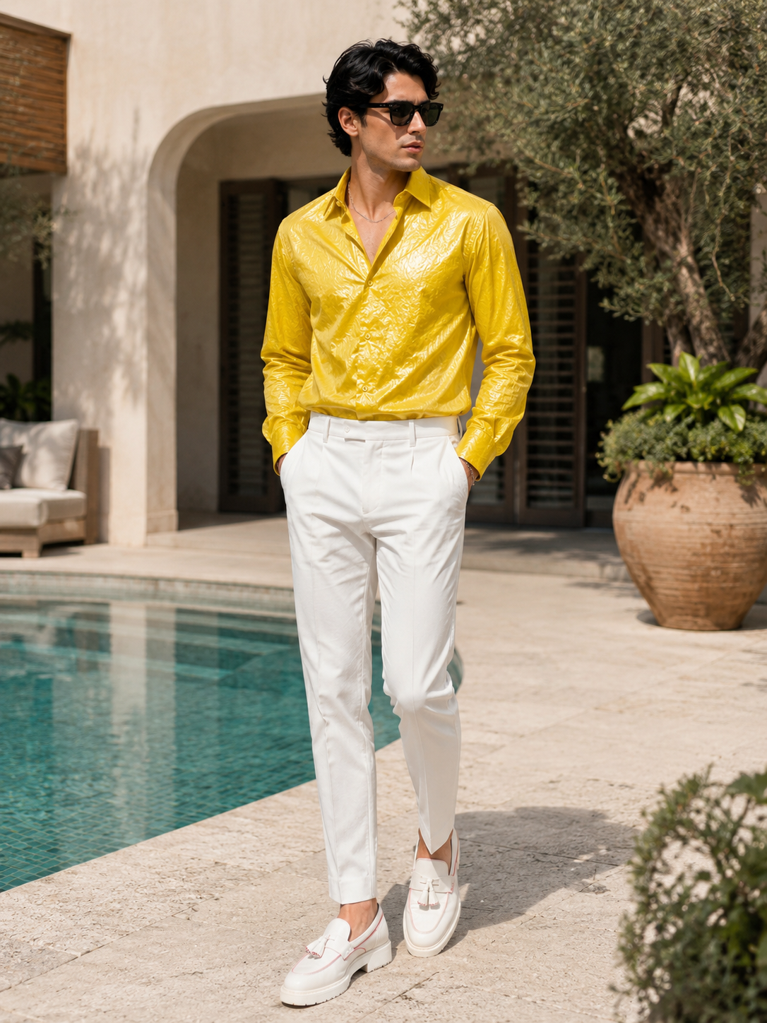 Chemise OCEAN - Jaune CN