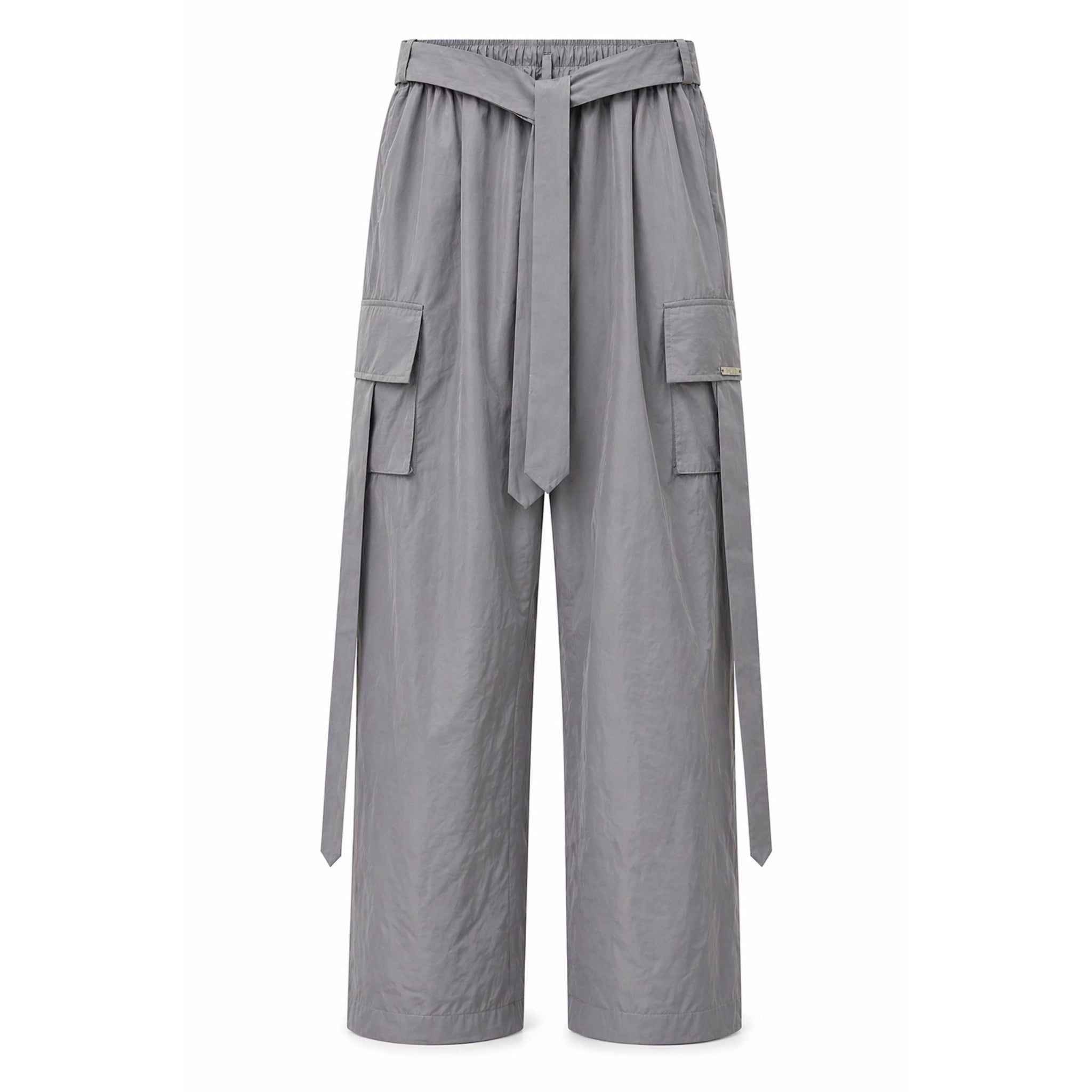 Pantalone Cargo in Nylon Grigio