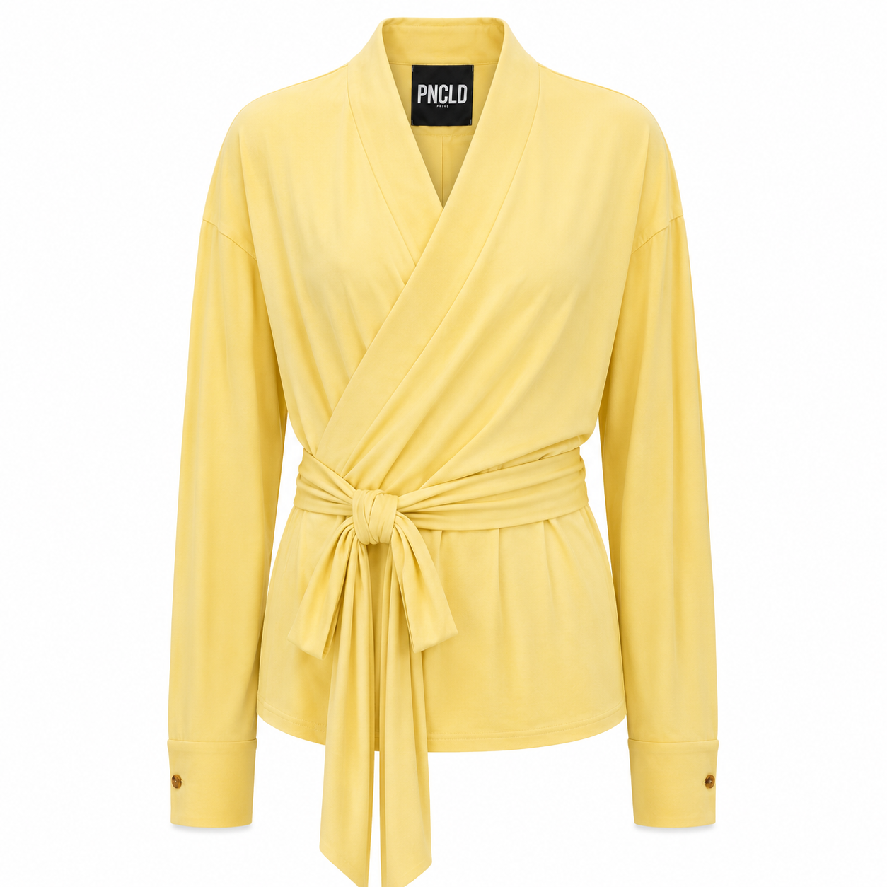 Camicia in Kimono Gialla