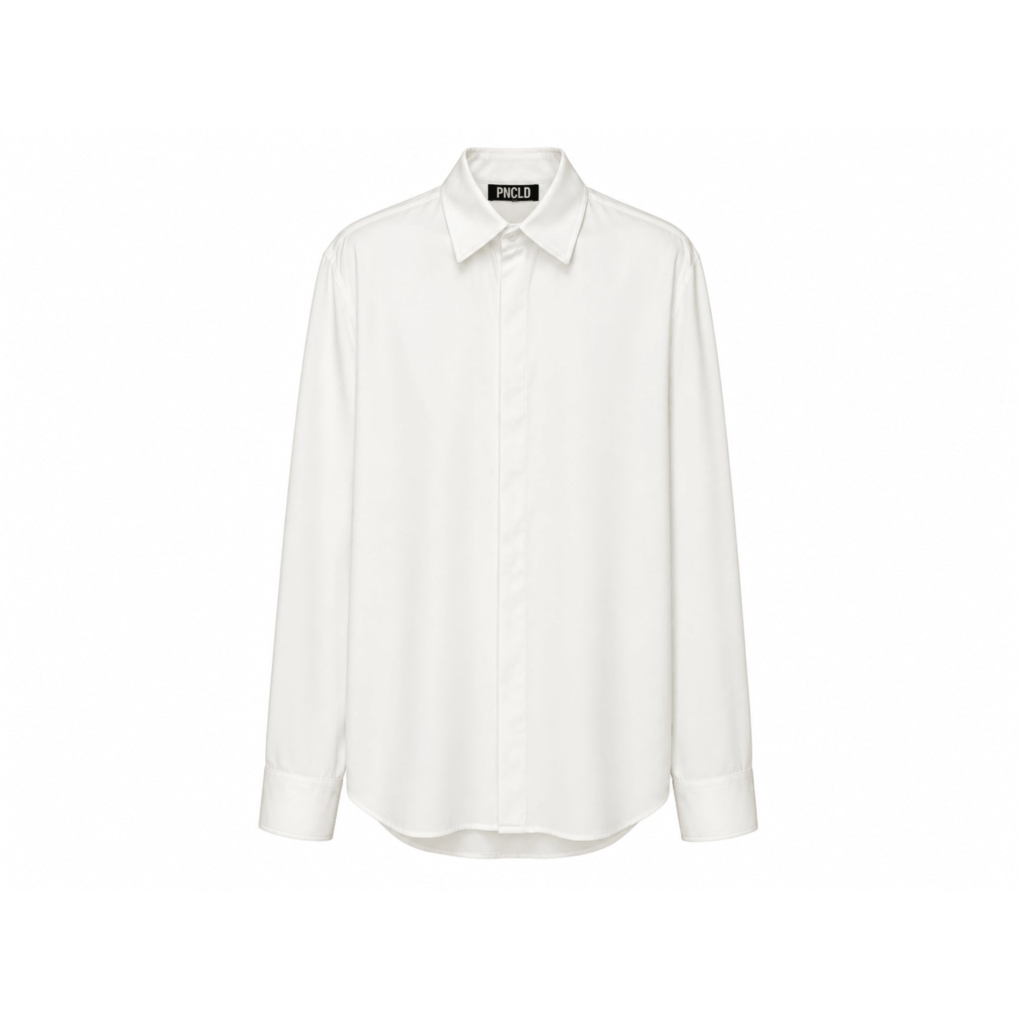 Regular White Georgette Shirt