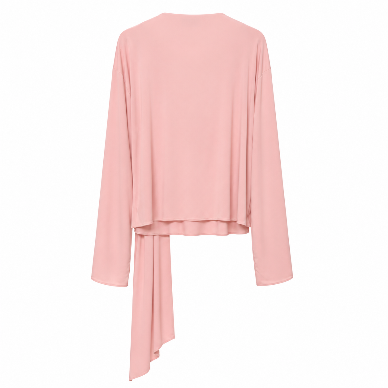 Pull noir avec drapé
