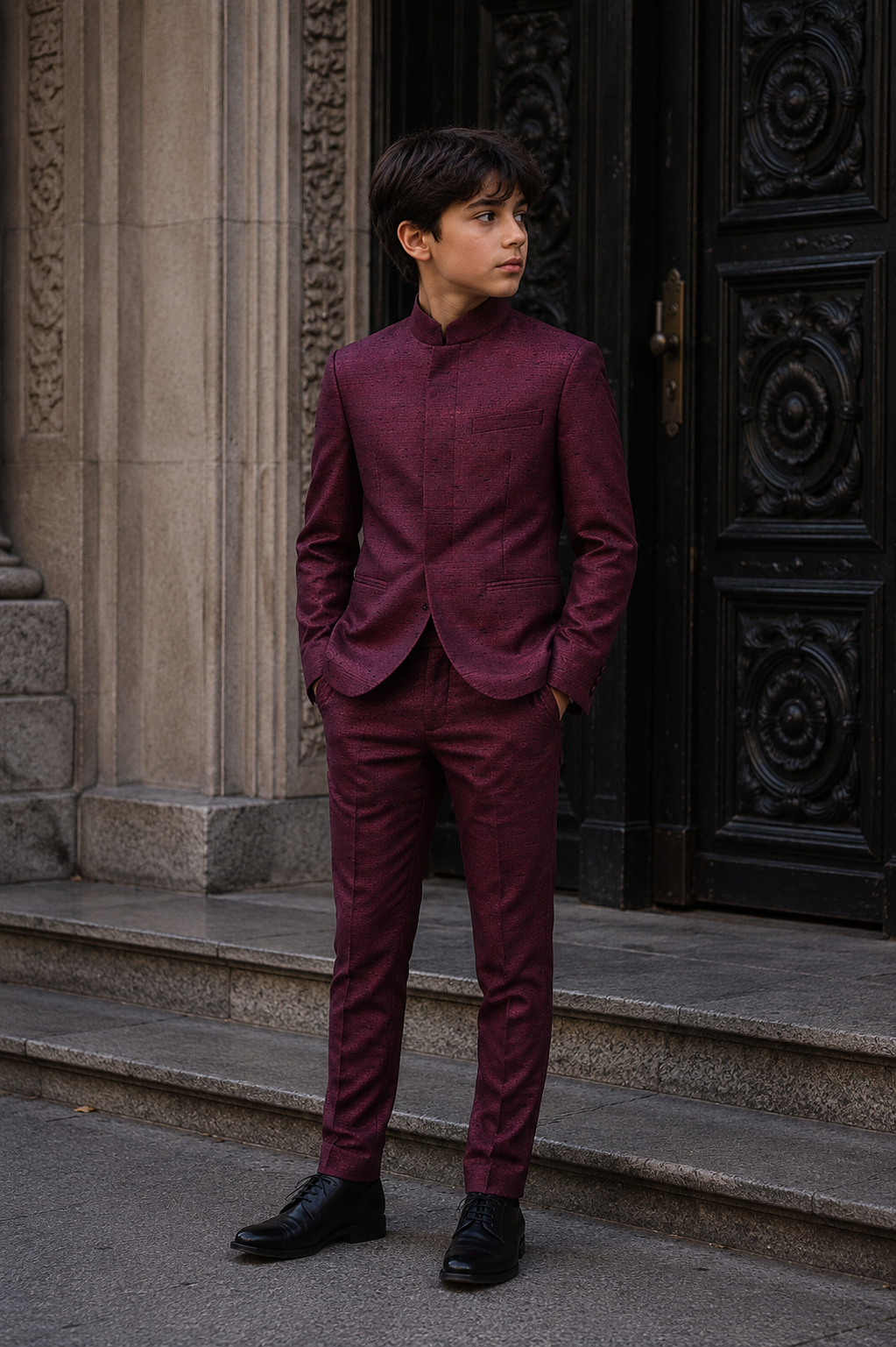 Children's Jacket GENESIS - Burgundy Chant