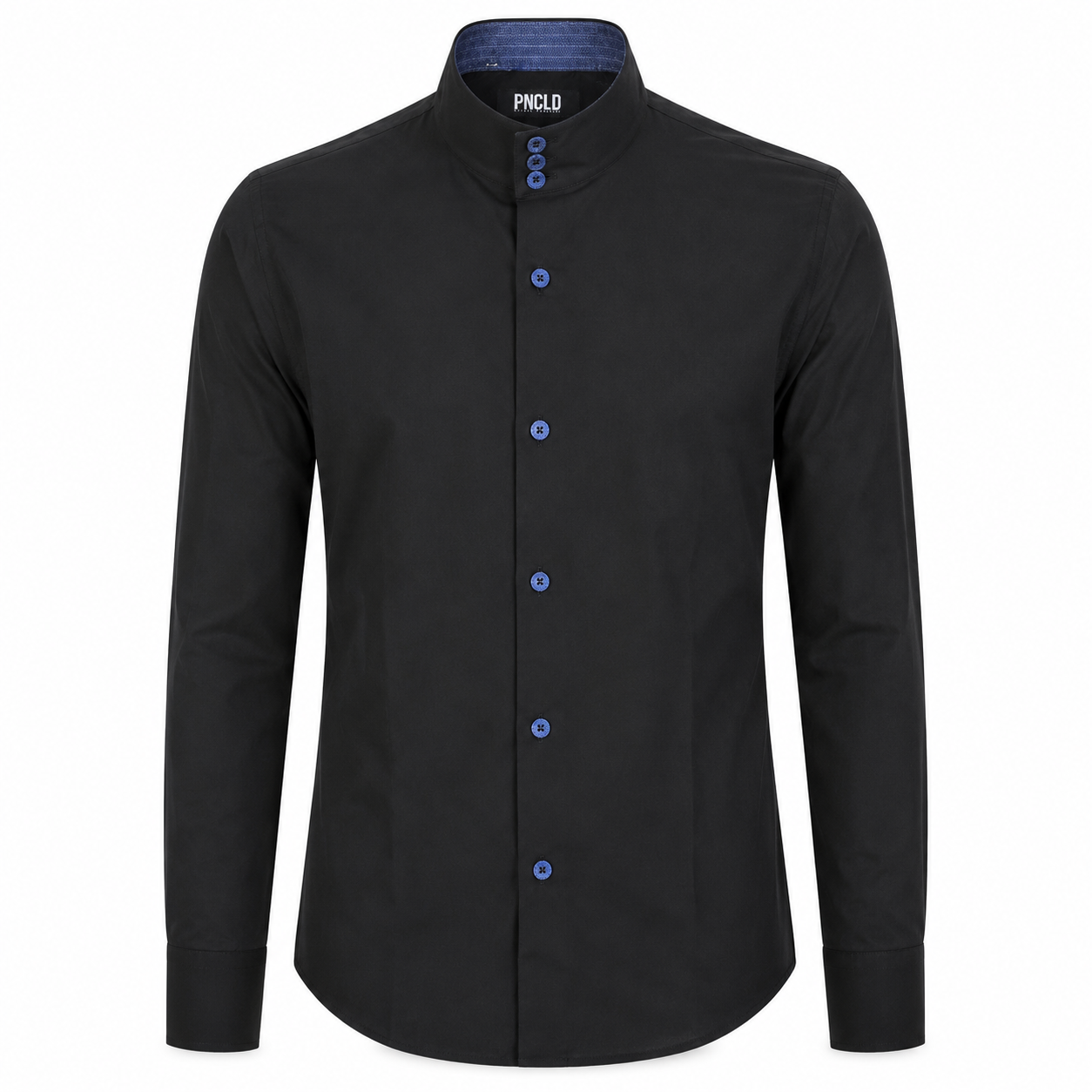 Camicia 3 LENNOX - Black/Sky Blue Line Blue CC