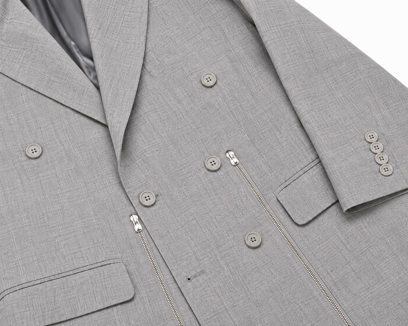 Giacca BOWIE - Gray Zip