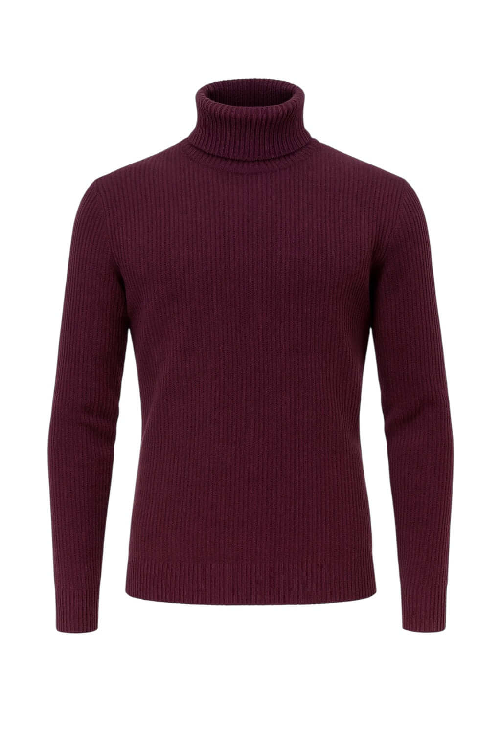 Maglione Collo Alto STING - Bordeaux fronte