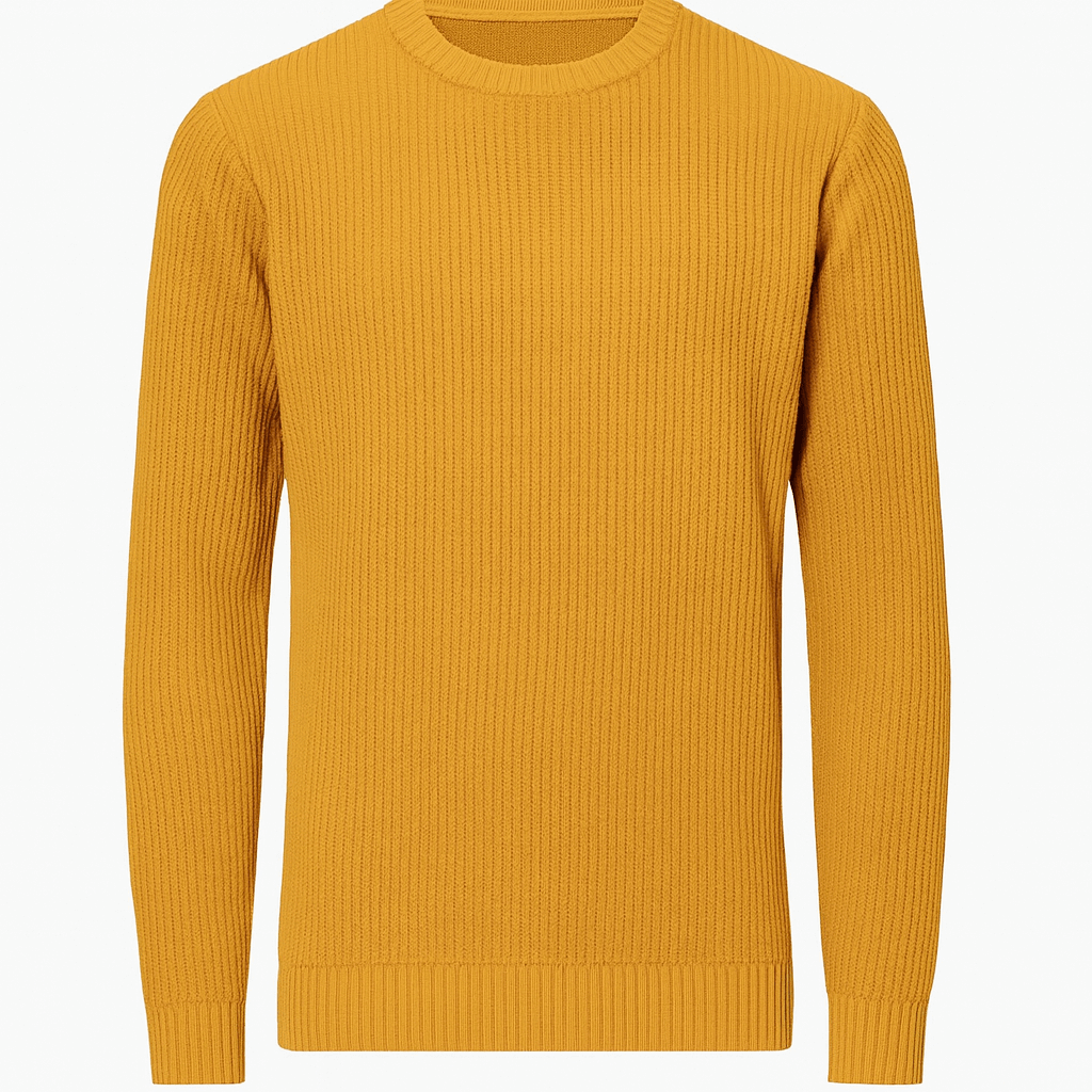 Maglione Girocollo Rolling Stones Senape fronte