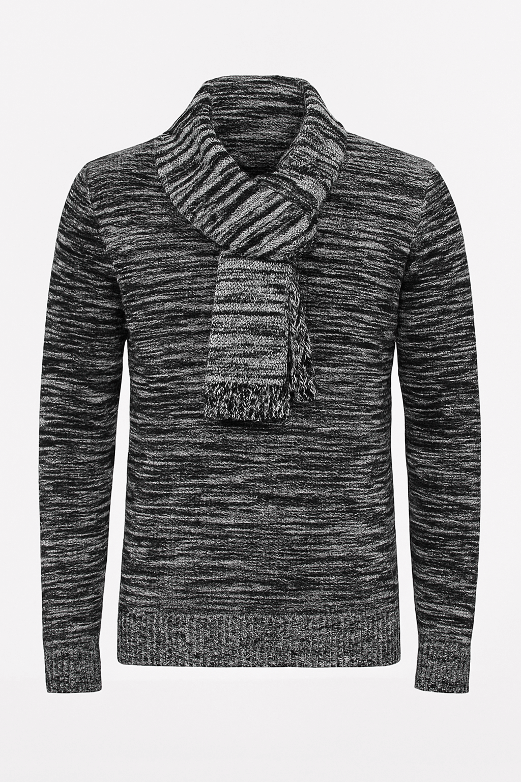 Maglione Sciarpa PRESLEY - White fronte