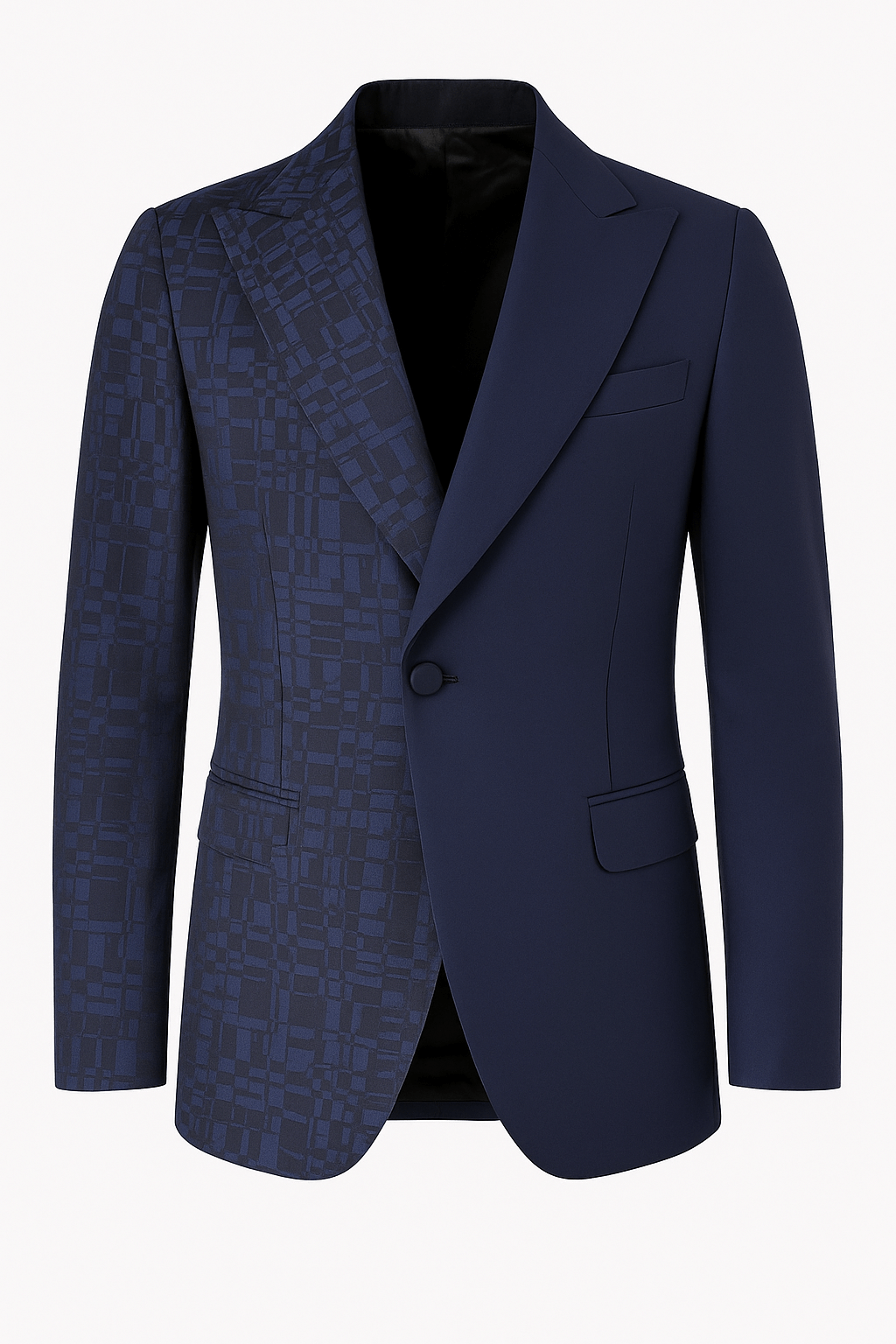 Chaqueta ELTON JOHN BICOLOR - Azul/Azul Madras