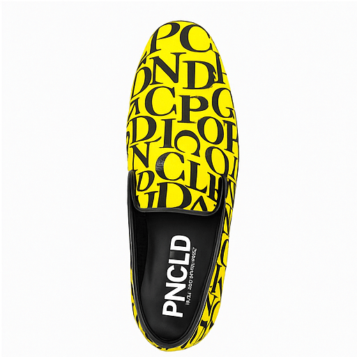 Mocassino PHARRELL - Yellow PNCLD Logo